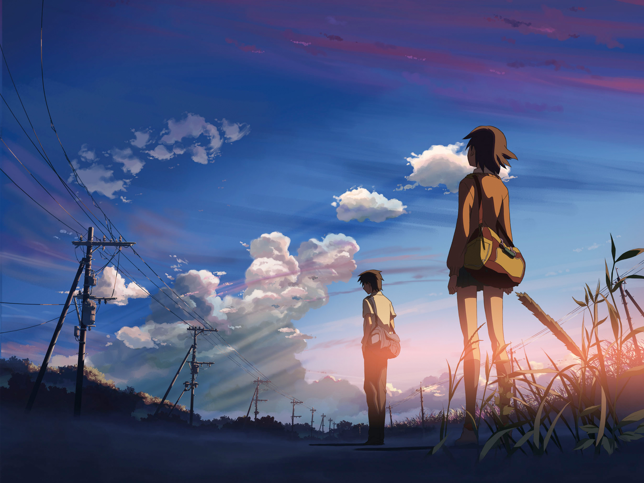 5 Centimeters Per Second Takaki Touno Kanae Sumita 2048x1536