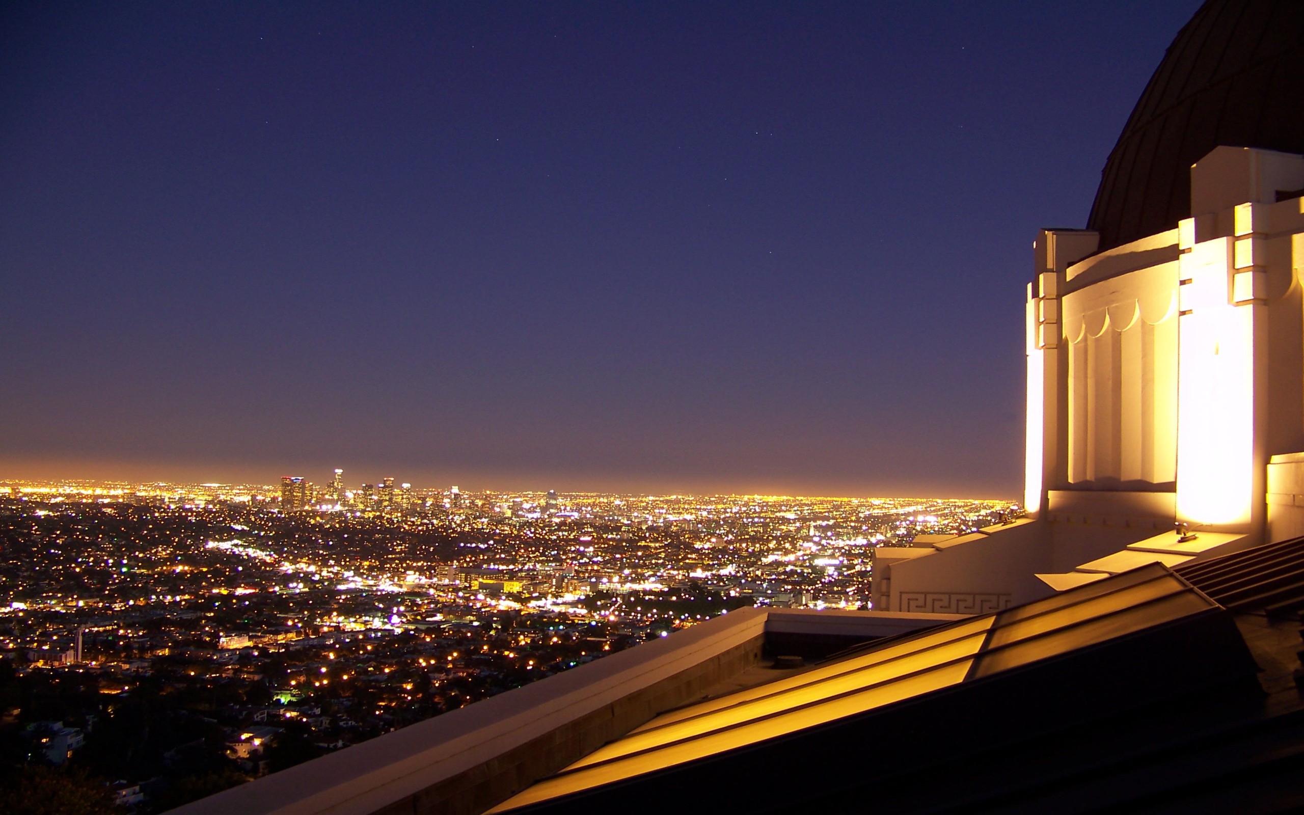 Cityscape Night San Francisco Observatory City City Lights 2560x1600