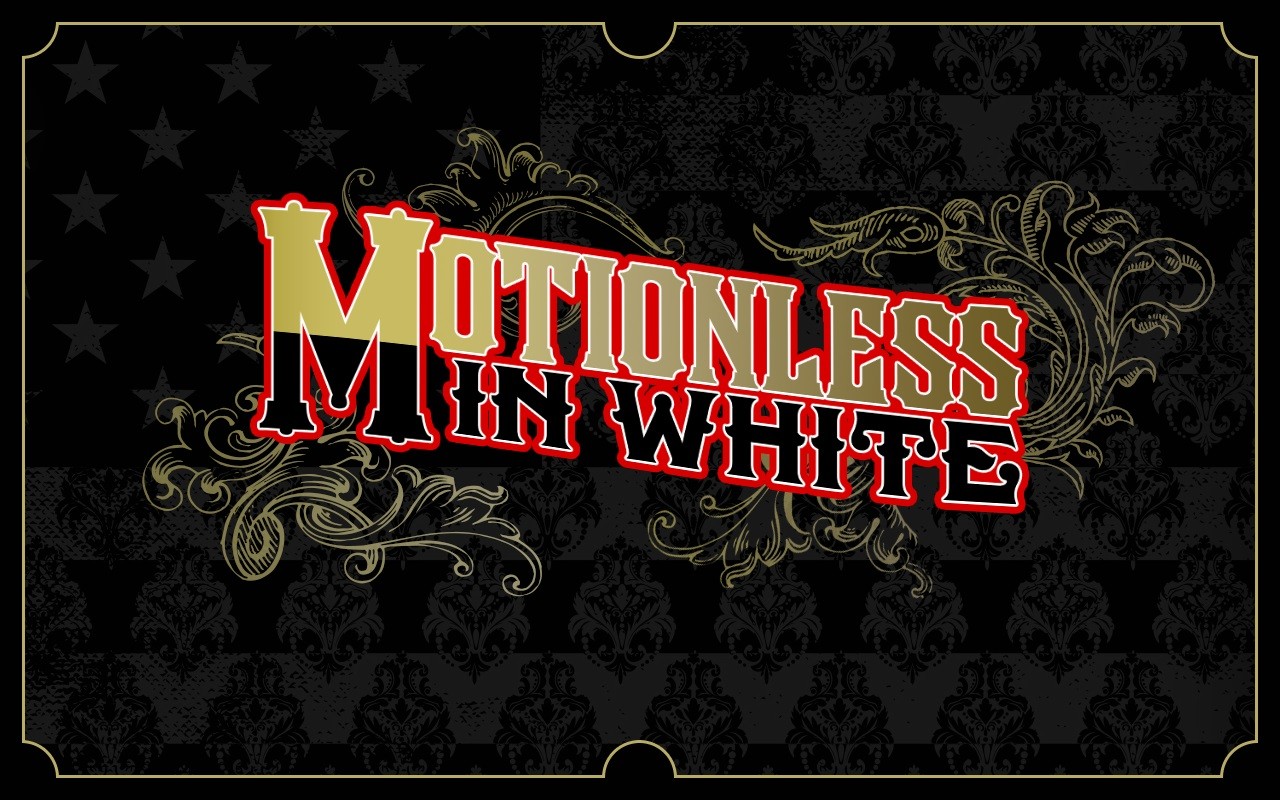 Motionless In White Metalcore Typography 1280x800