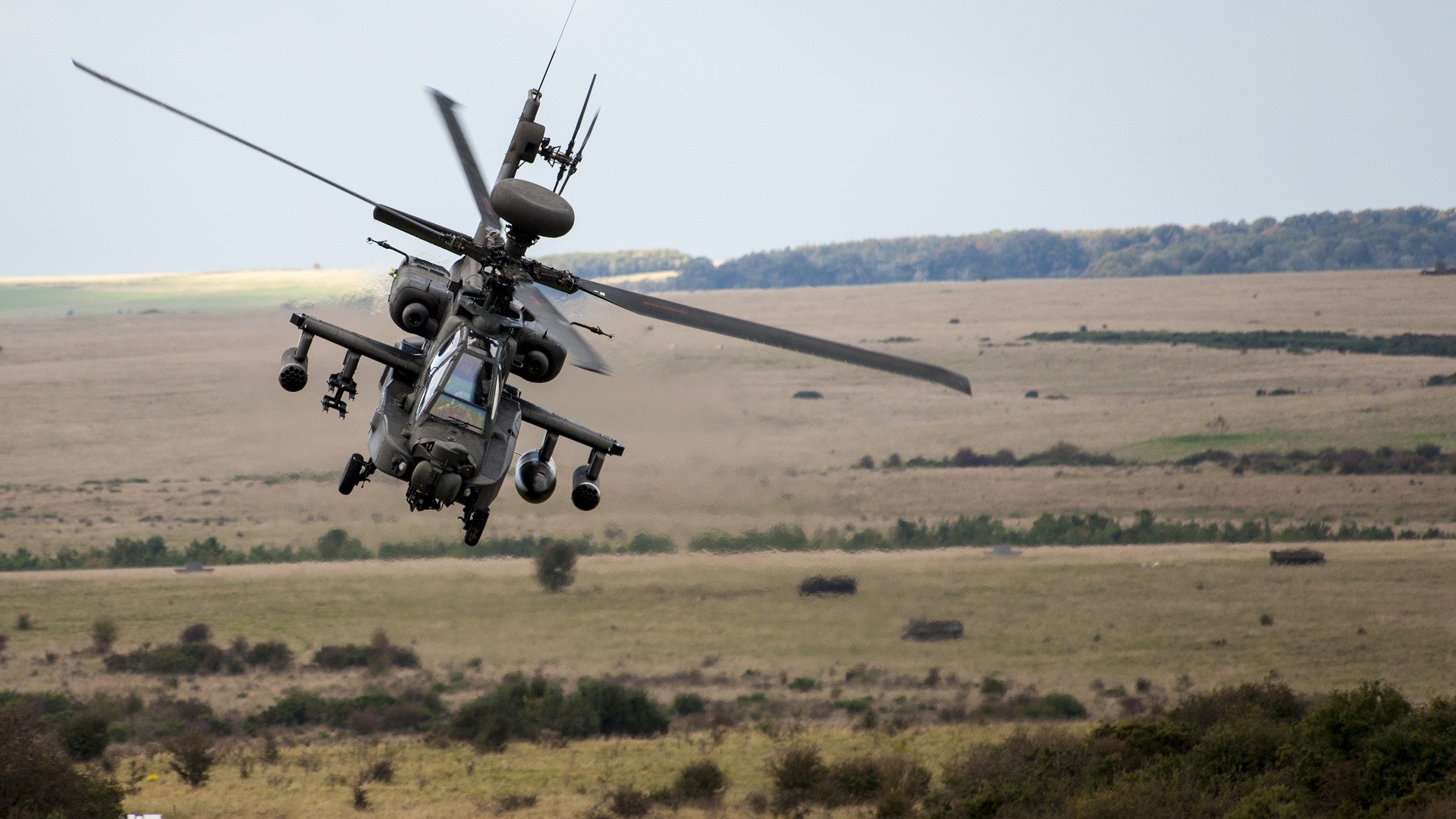 Helicopters Military Boeing Apache AH 64D Attack Helicopters Military Aircraft Aircraft 1920x1080