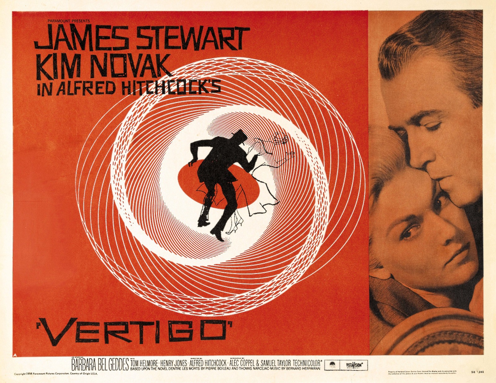 Film Posters Vertigo James Stewart Alfred Hitchcock Movie Poster 1600x1236