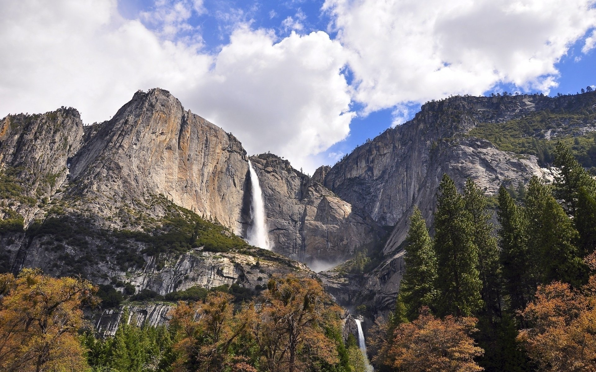 Sierra Nevada California Earth Waterfall Yosemite Falls 1920x1200