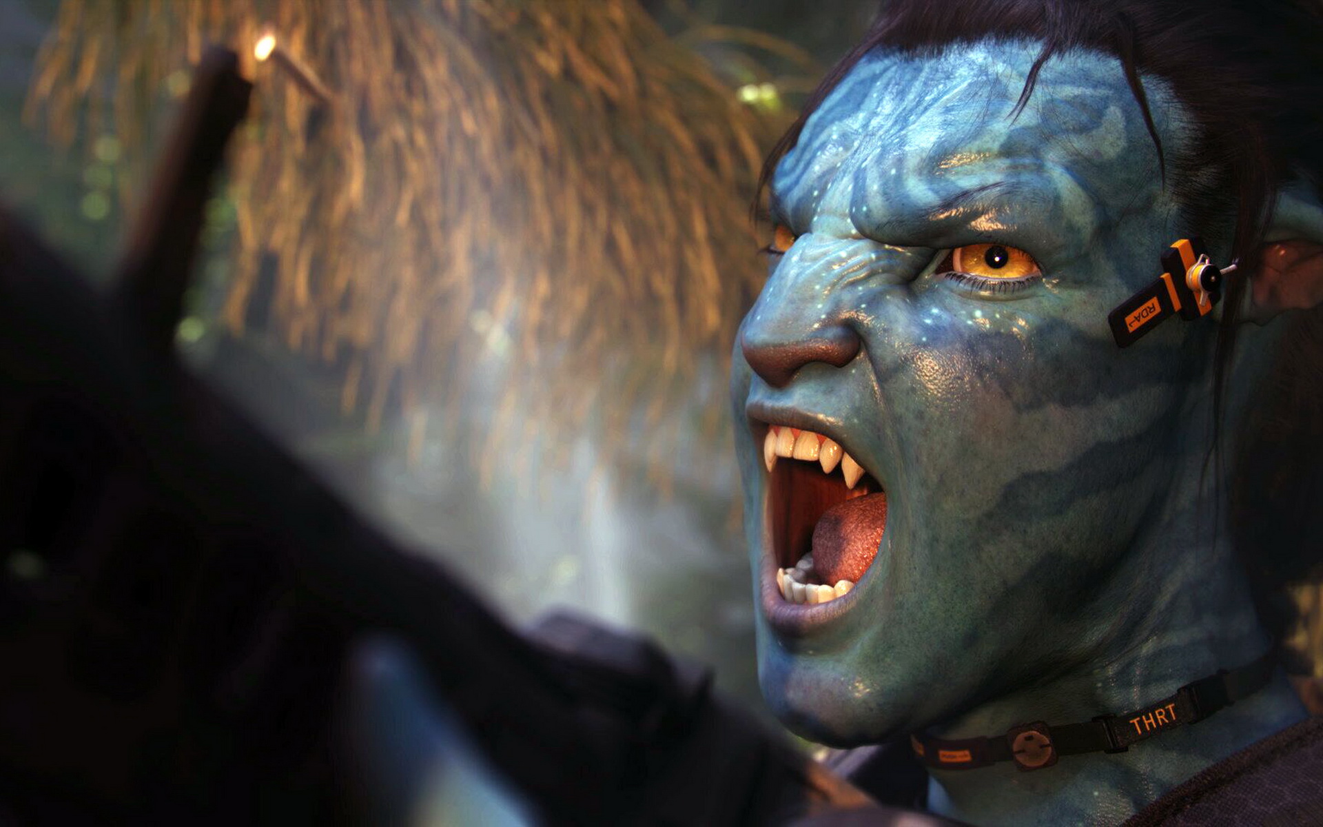 Movie Head Creature Jake Sully Sam Worthington Avatar 1920x1200