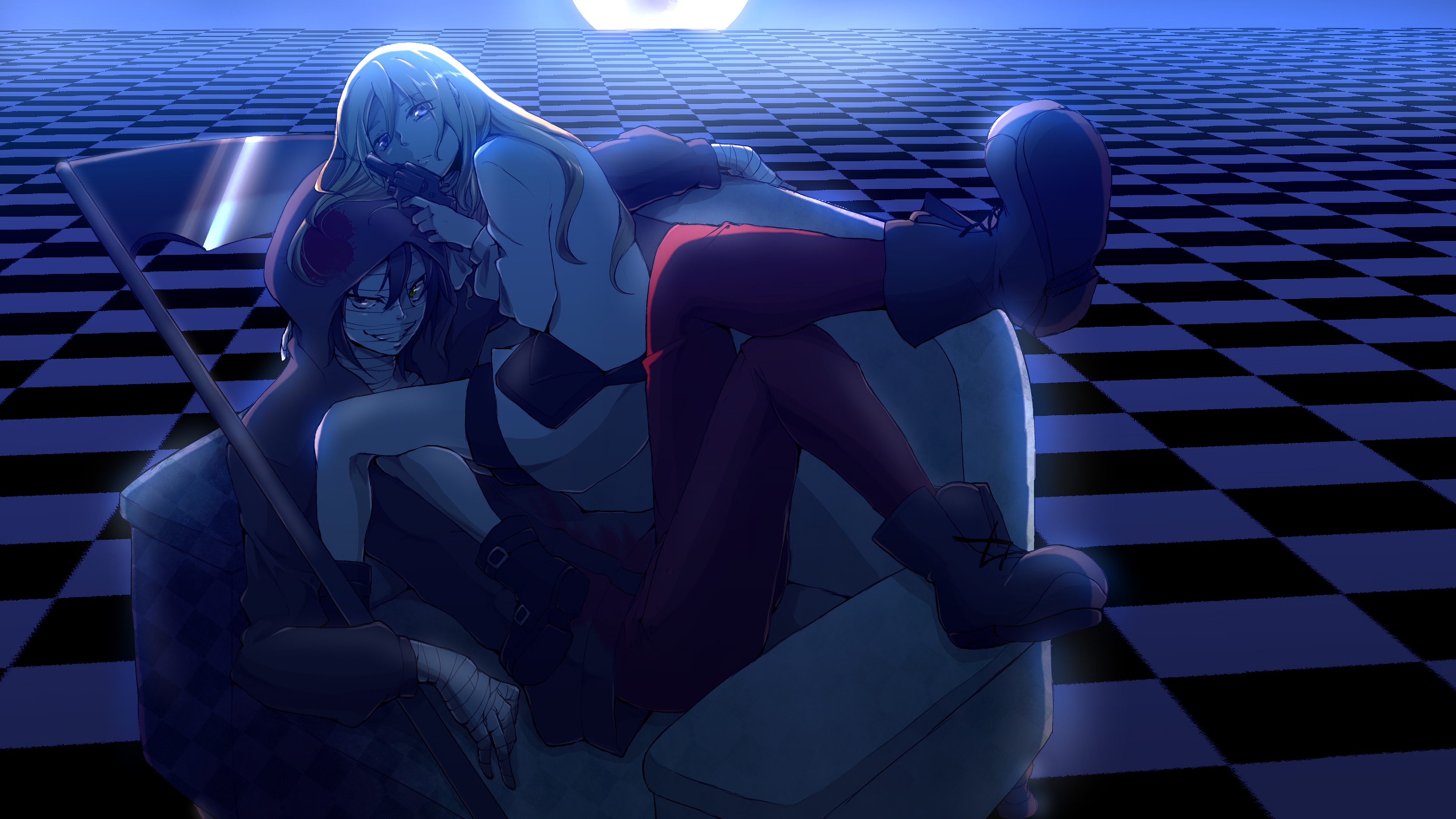 Satsuriku No Tenshi Anime Angels Of Death Rachel Gardner Isaac Foster 3840x2160