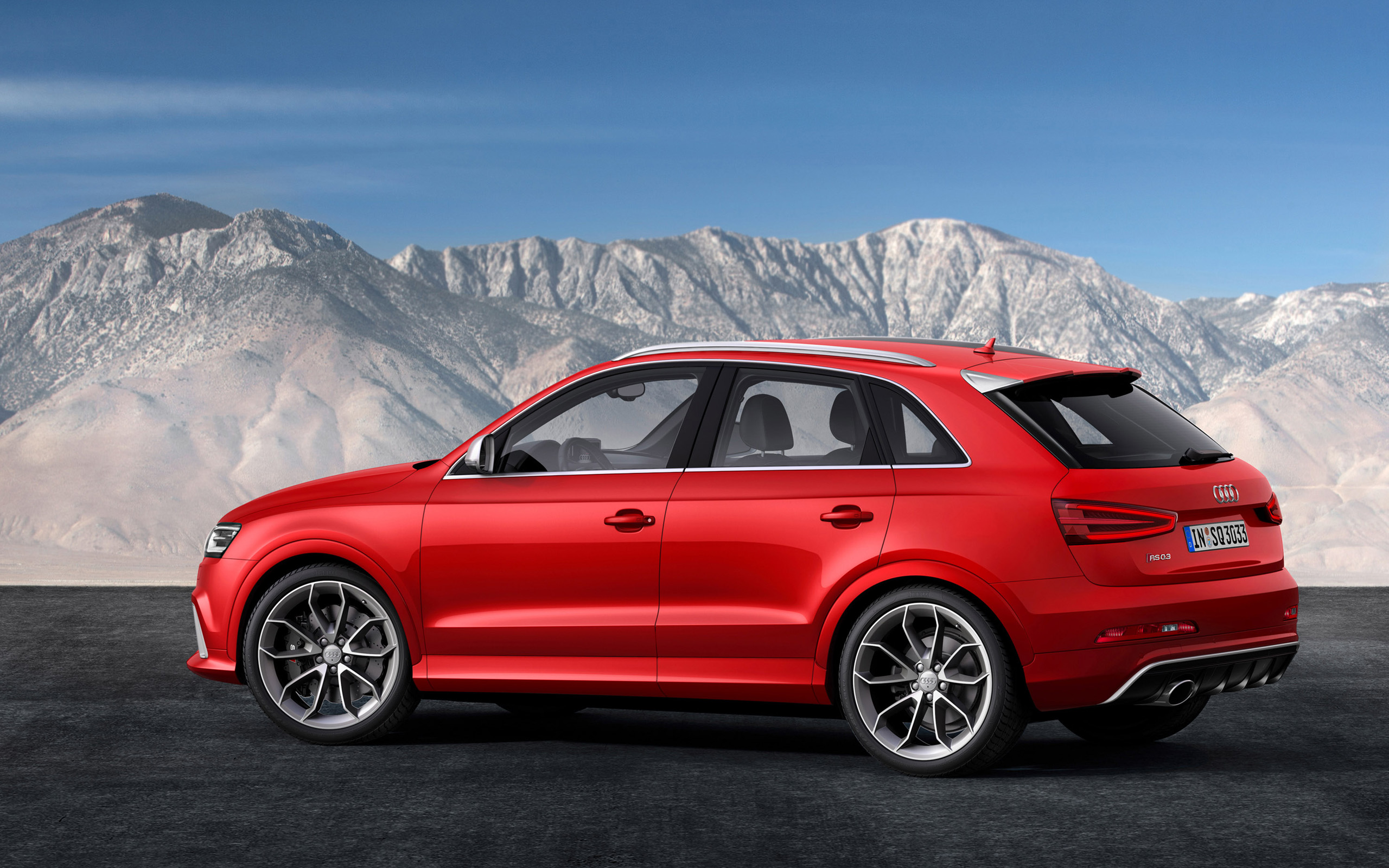 Audi Audi Q3 Car Vehicle Red Car SUV Luxury Car 2560x1600