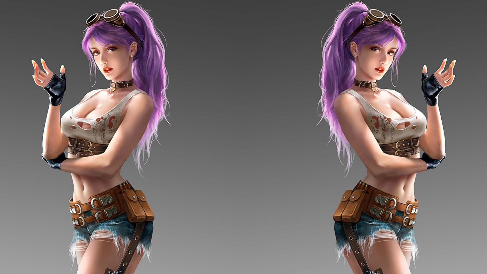 Distortion Women Hot Pants 1920x1080