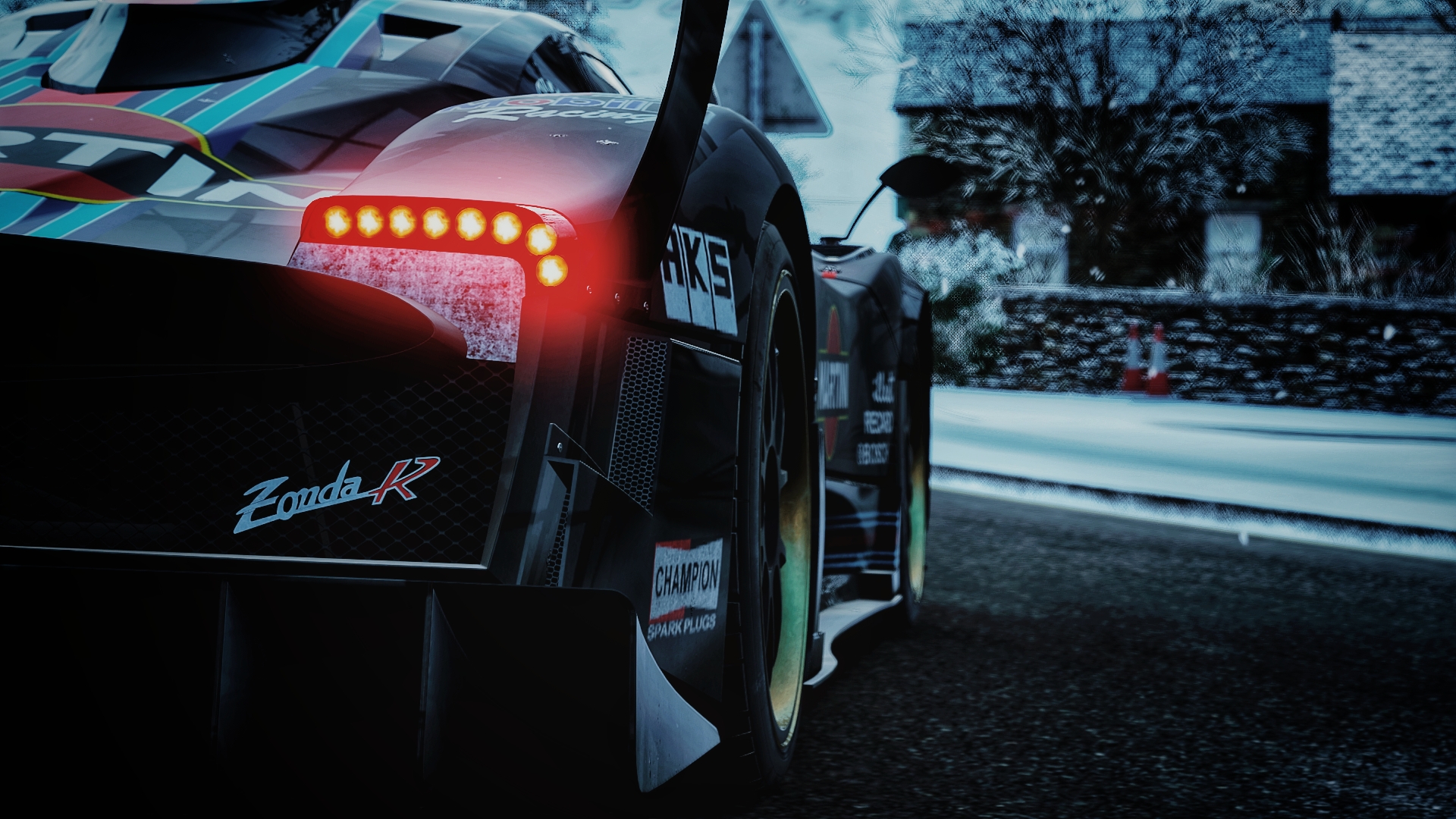 Pagani Pagani Zonda R Forza Horizon 4 Car Video Games Martini Martini Racing Design 1920x1080