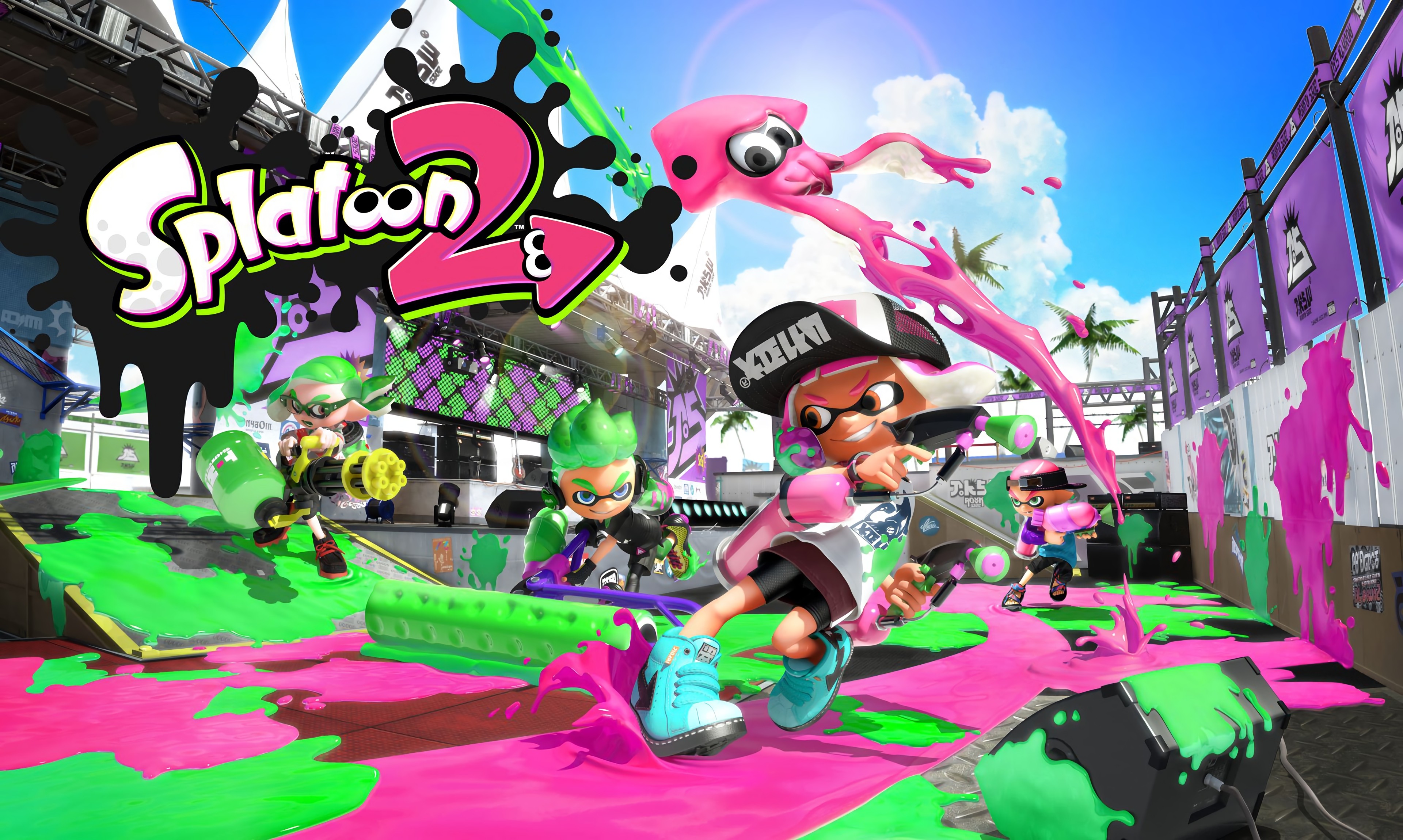 Splatoon Video Games Splatoon 2 3840x2300