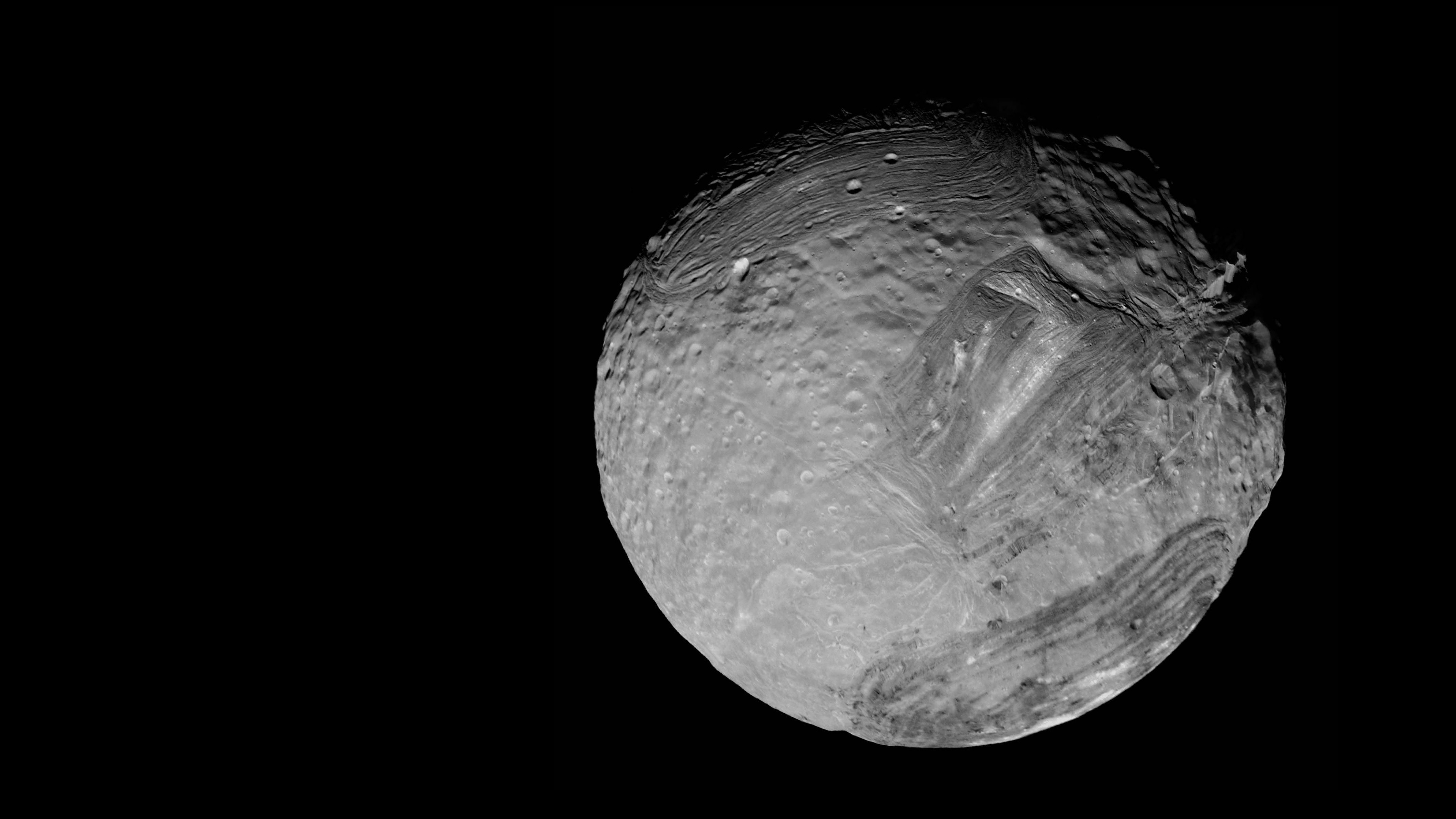 Space Moon Miranda 4266x2400