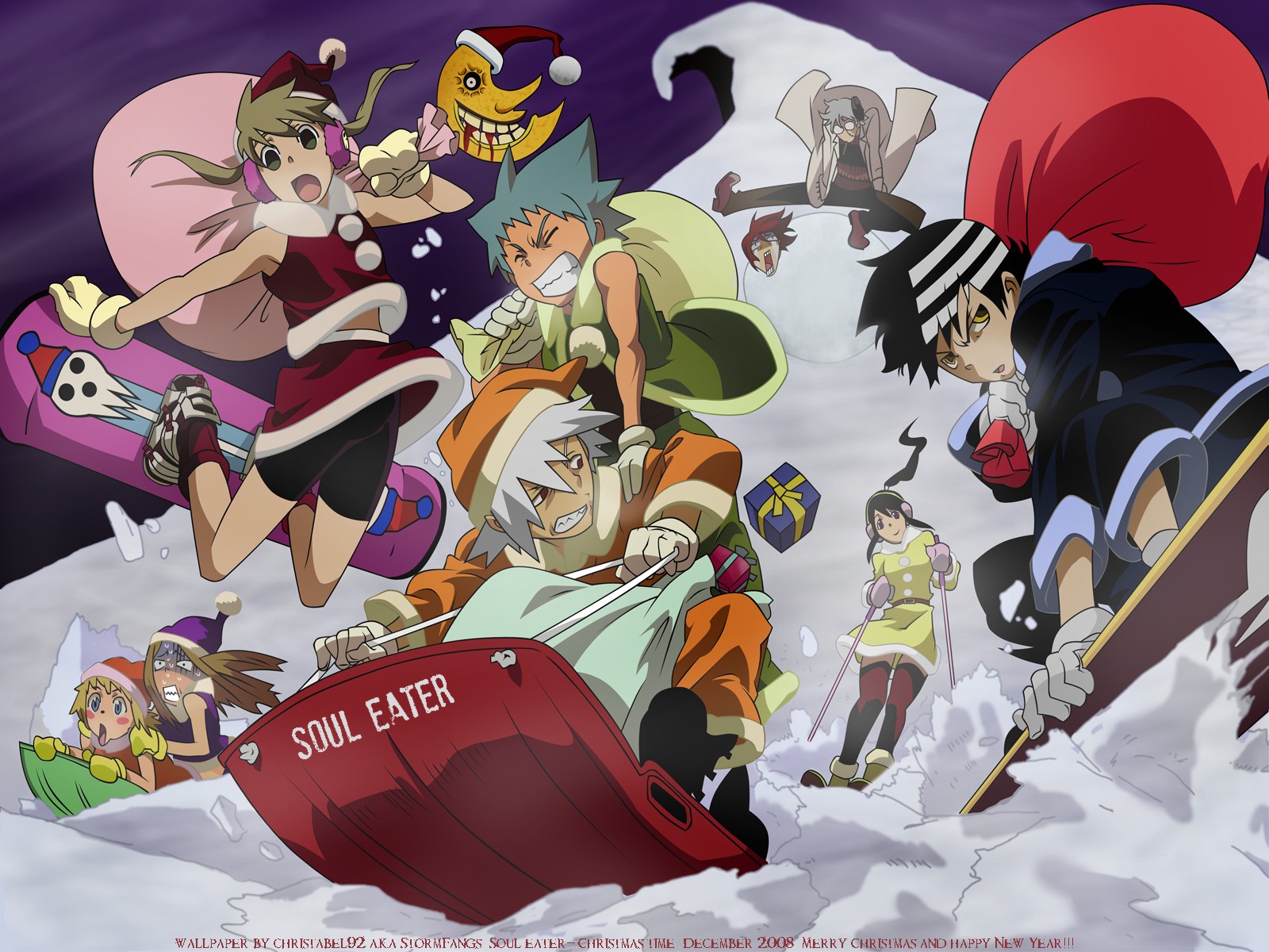 Soul Eater Maka Albarn Soul Evans Tsubaki Nakatsukasa Elizabeth Thompson Patricia Thompson Death The 1600x1200