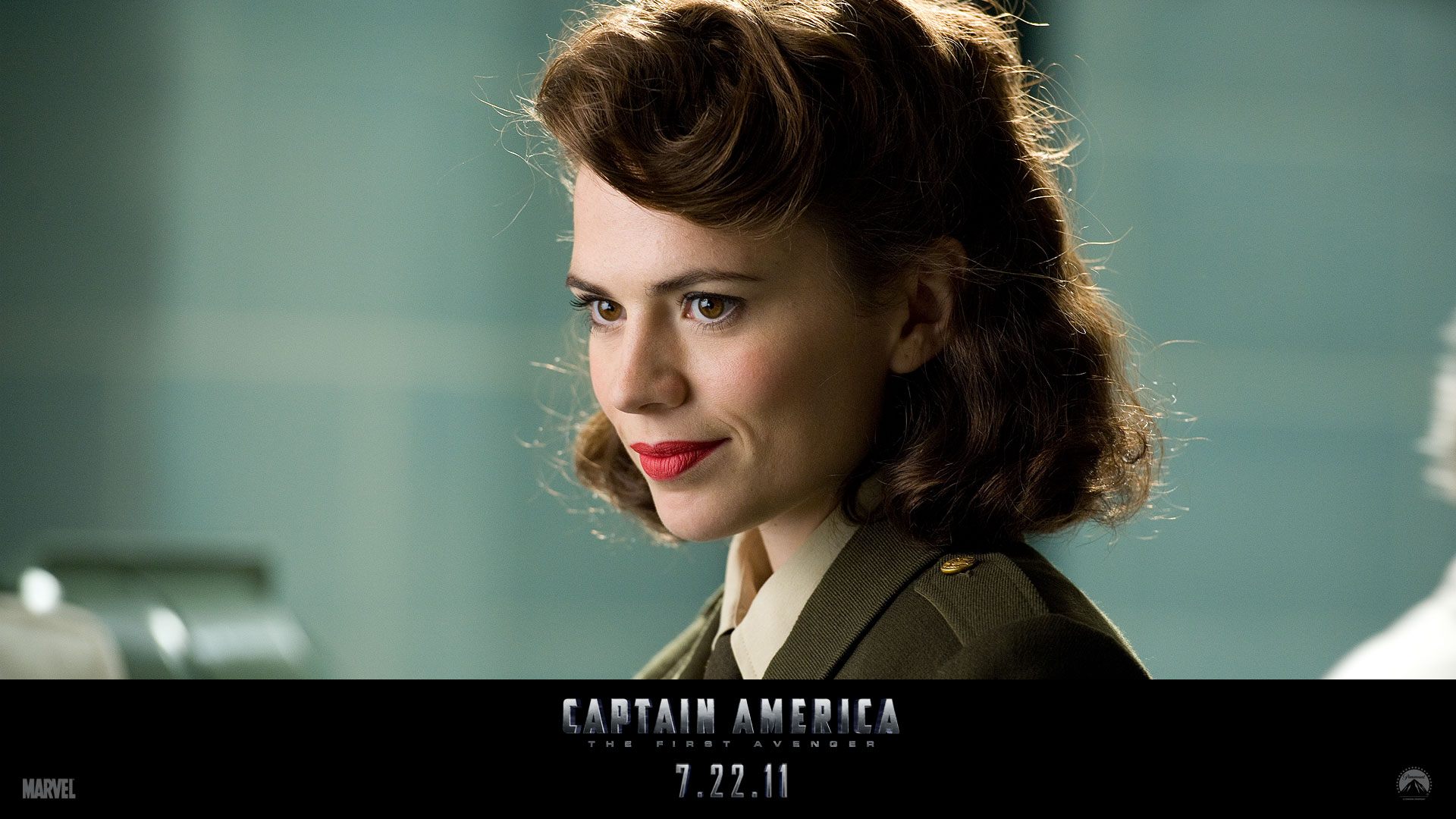 Hayley Atwell Peggy Carter Peggy Carter Women Movies Captain America Captain America The First Aveng 1920x1080
