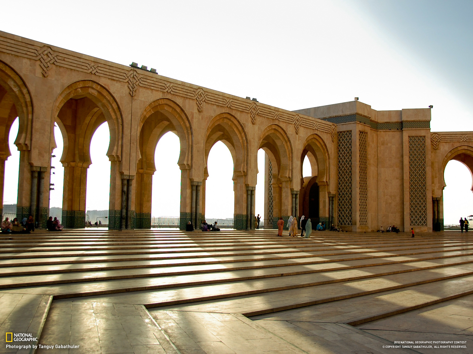 Religious Hassan Ii Mosque 1600x1200