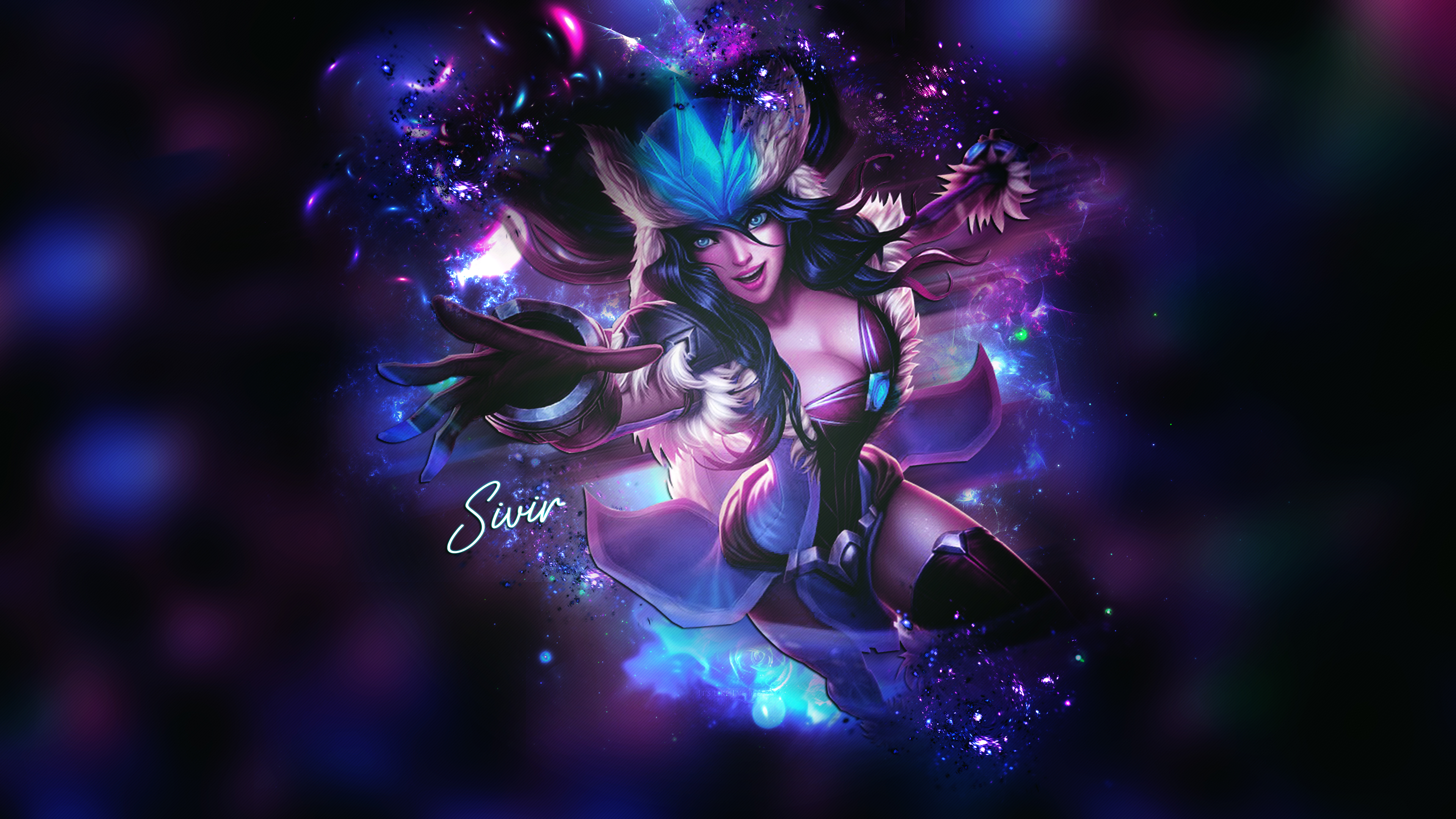 League Of Legends Sivir PC Gaming Fantasy Girl 3840x2160