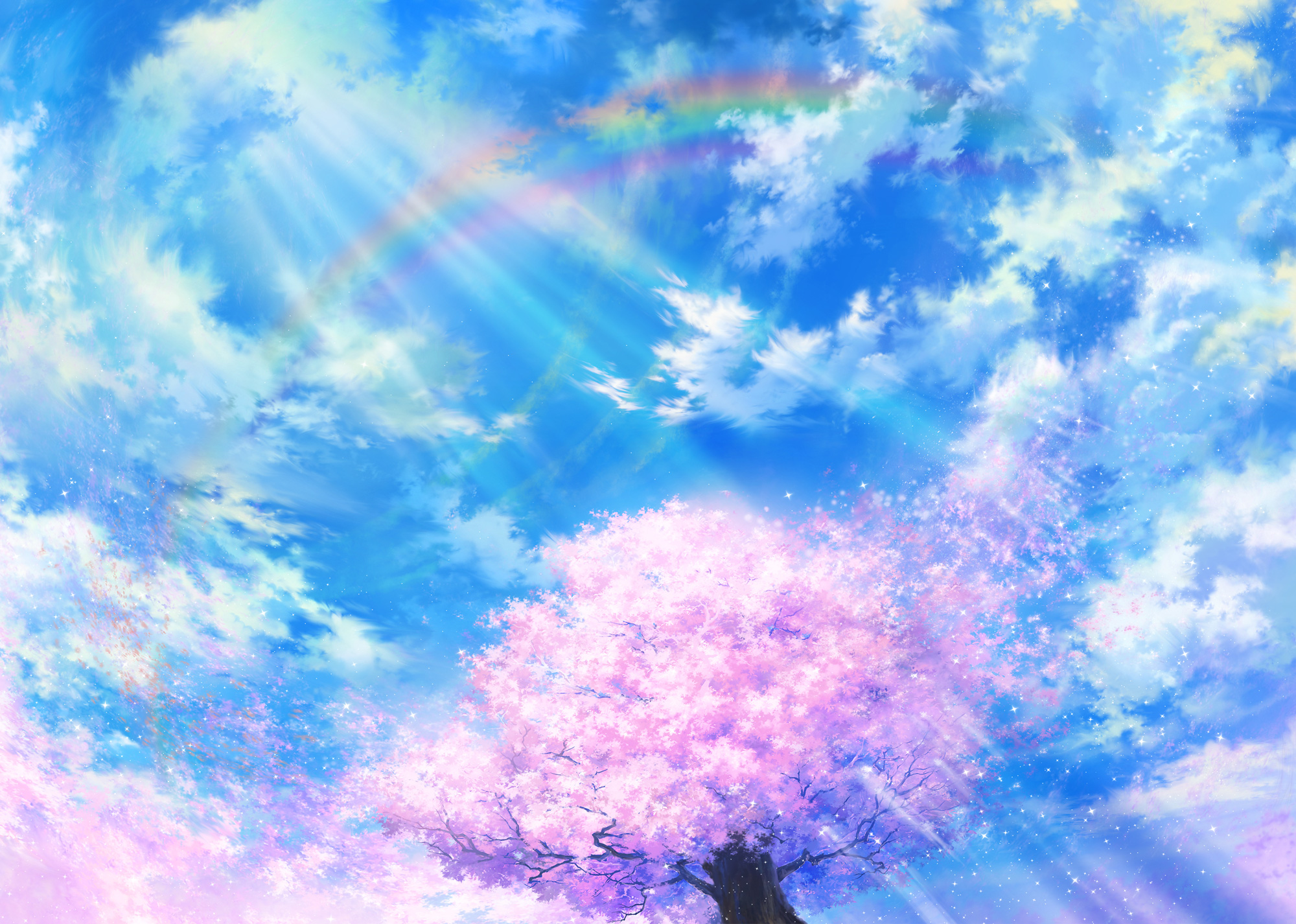 Relax Blue Sky Original Anime 2000x1426