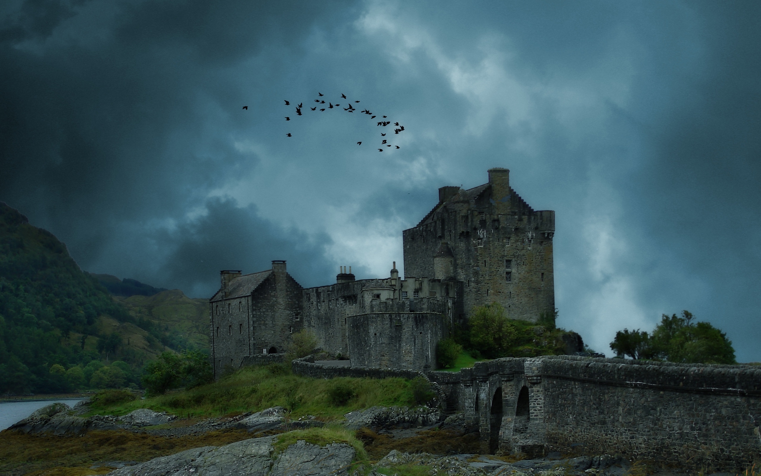 Man Made Eilean Donan Castle 2560x1600