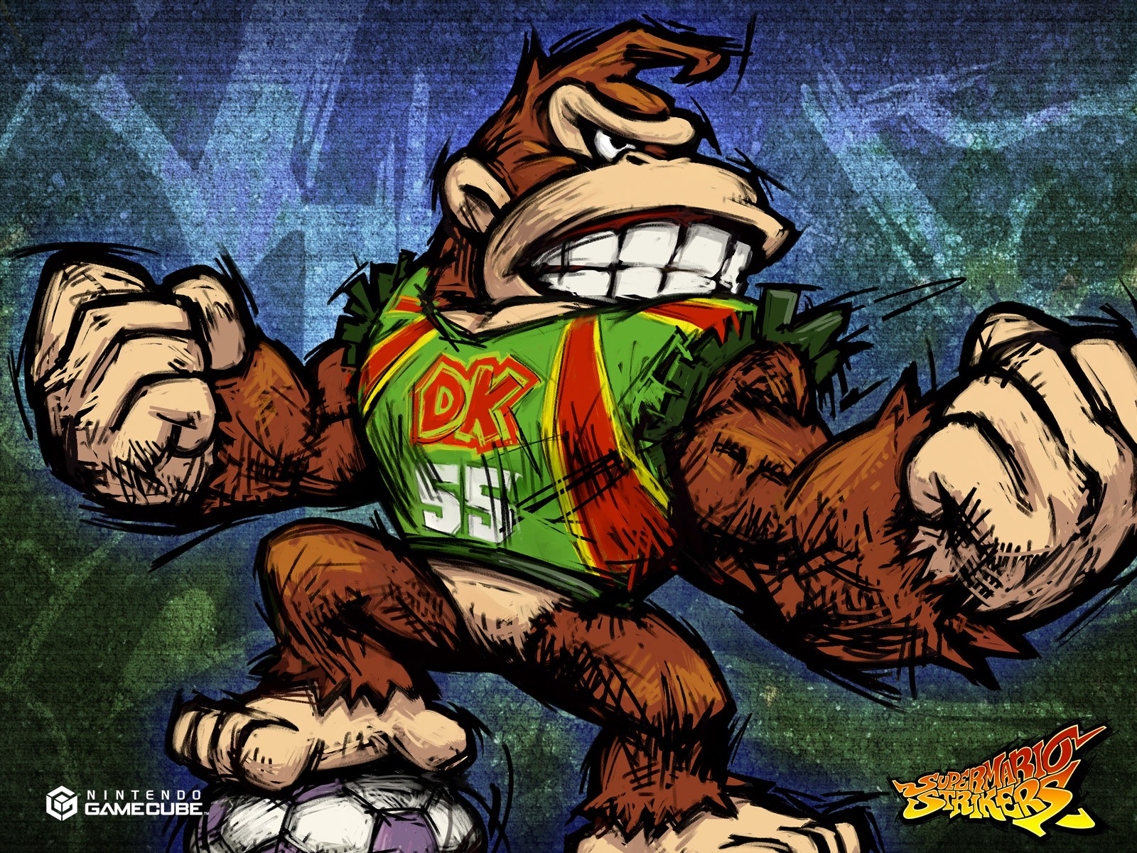 Donkey Kong Artwork Nintendo GameCube 1600x1200