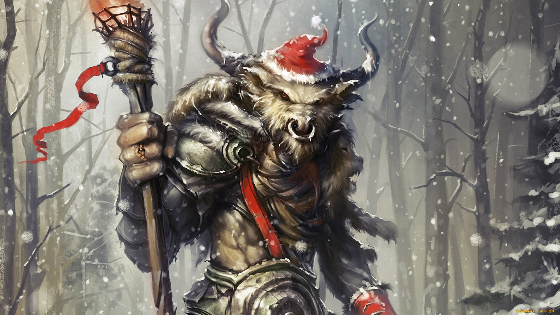 Minotaur Christmas 1920x1080