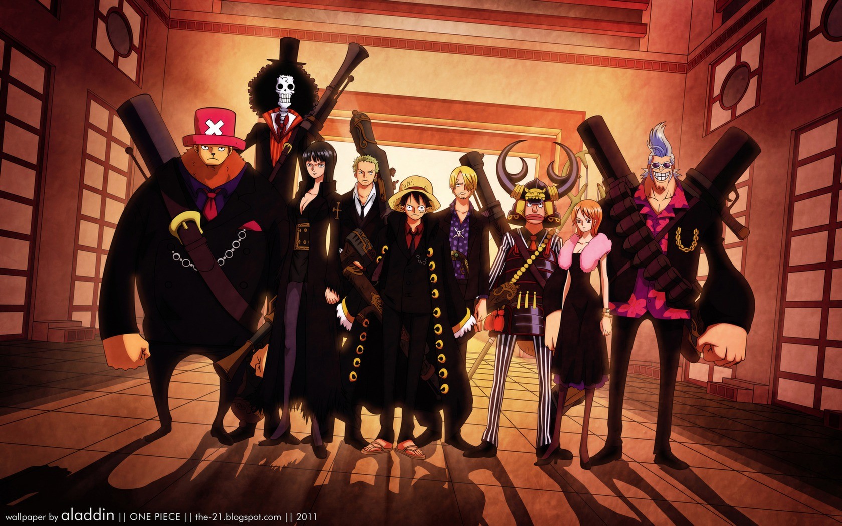 One Piece Monkey D Luffy Nico Robin Tony Tony Chopper Brook Roronoa Zoro Sanji Usopp Franky Nami 1680x1050