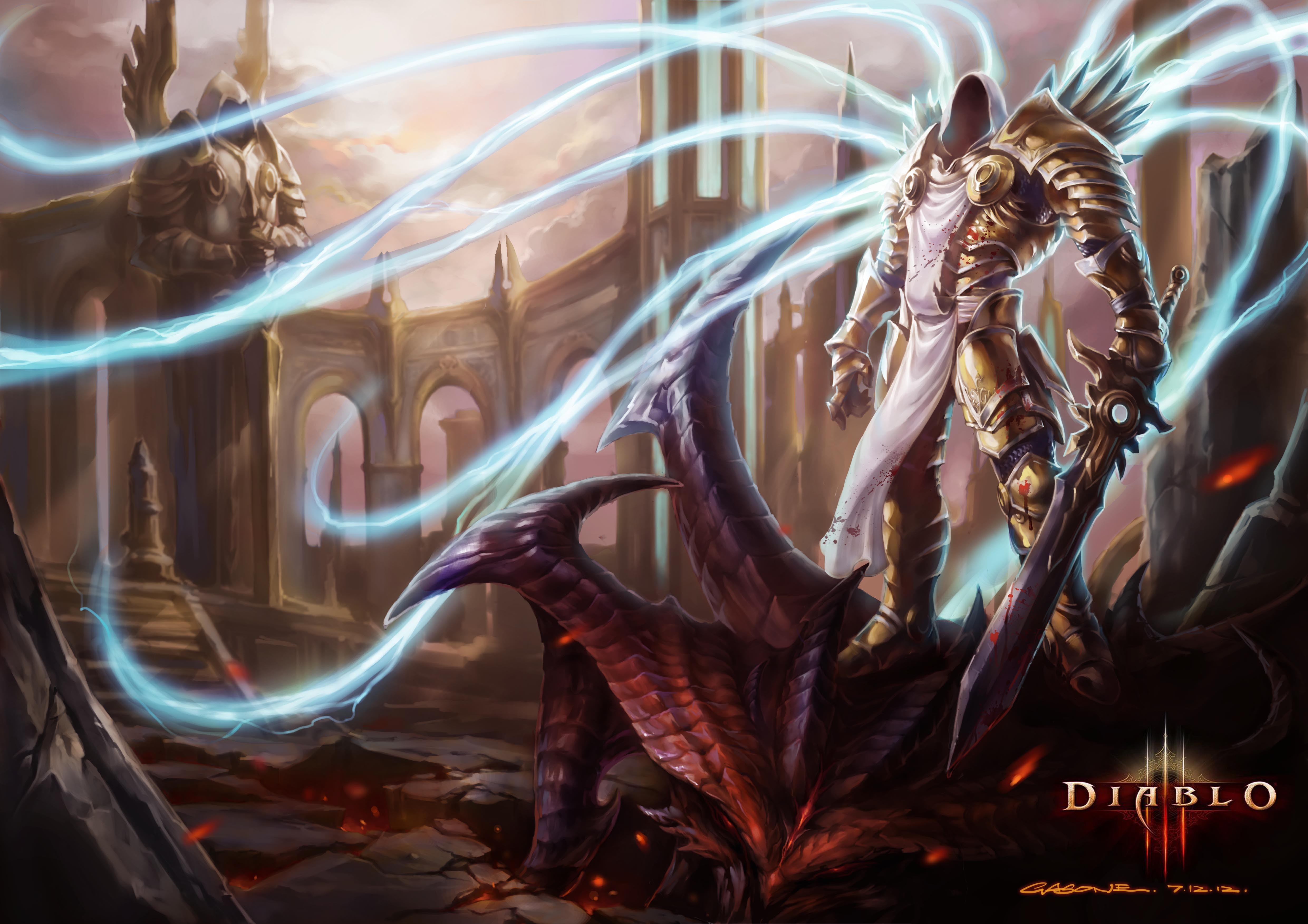 Diablo Iii Diablo 3 Reaper Of Souls Video Games PC Gaming Video Game Art Fantasy Art 4961x3508