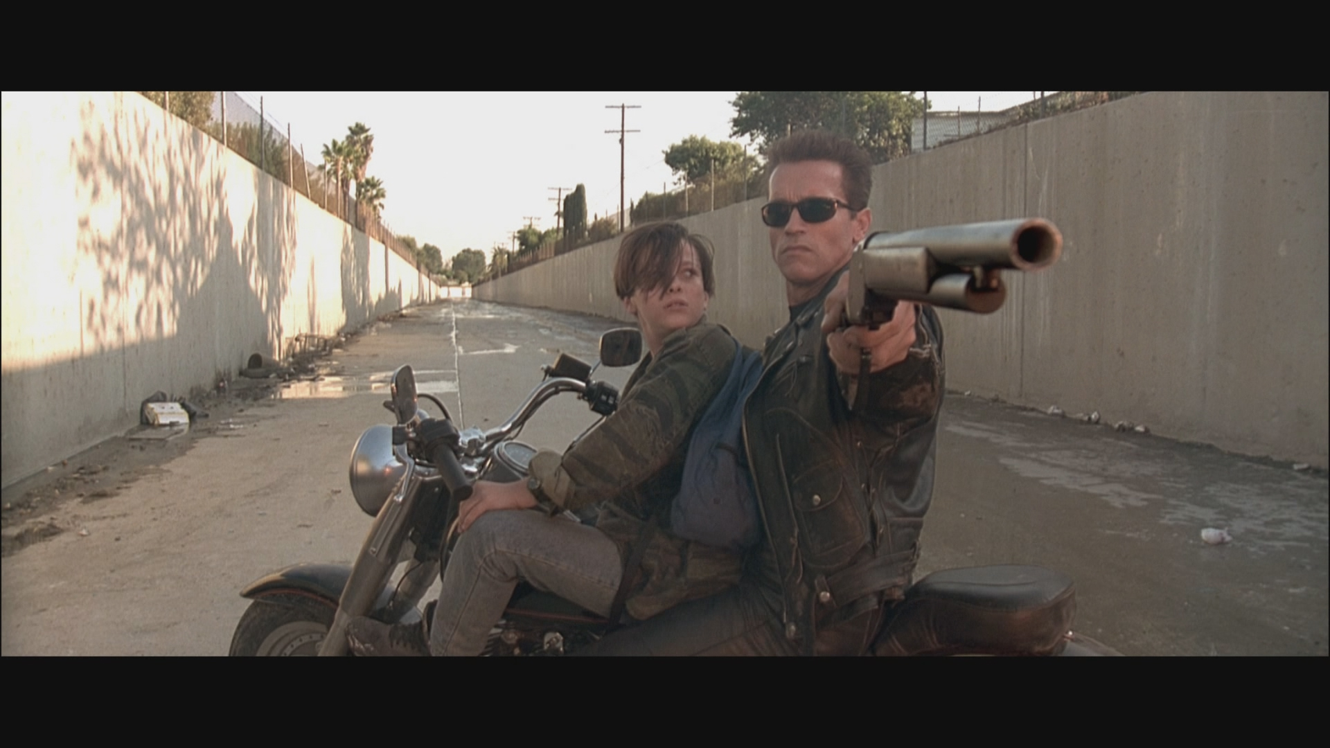 Arnold Schwarzenegger The Terminator Edward Furlong John Connor 1920x1080