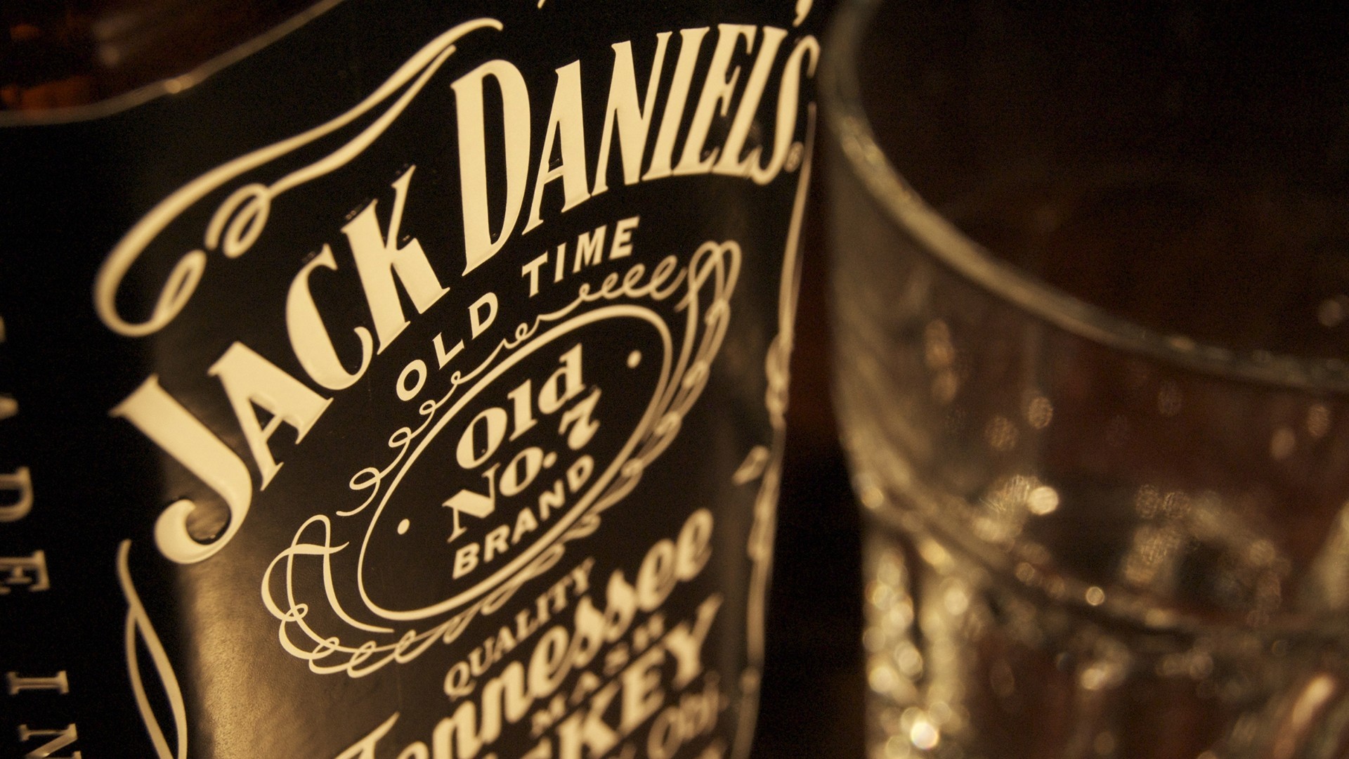 Jack Daniels Alcohol Bottles Whiskey 1920x1080