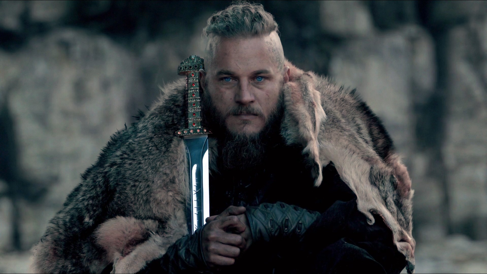 Vikings Vikings TV Series Ragnar Lodbrok Travis Fimmel 1920x1080