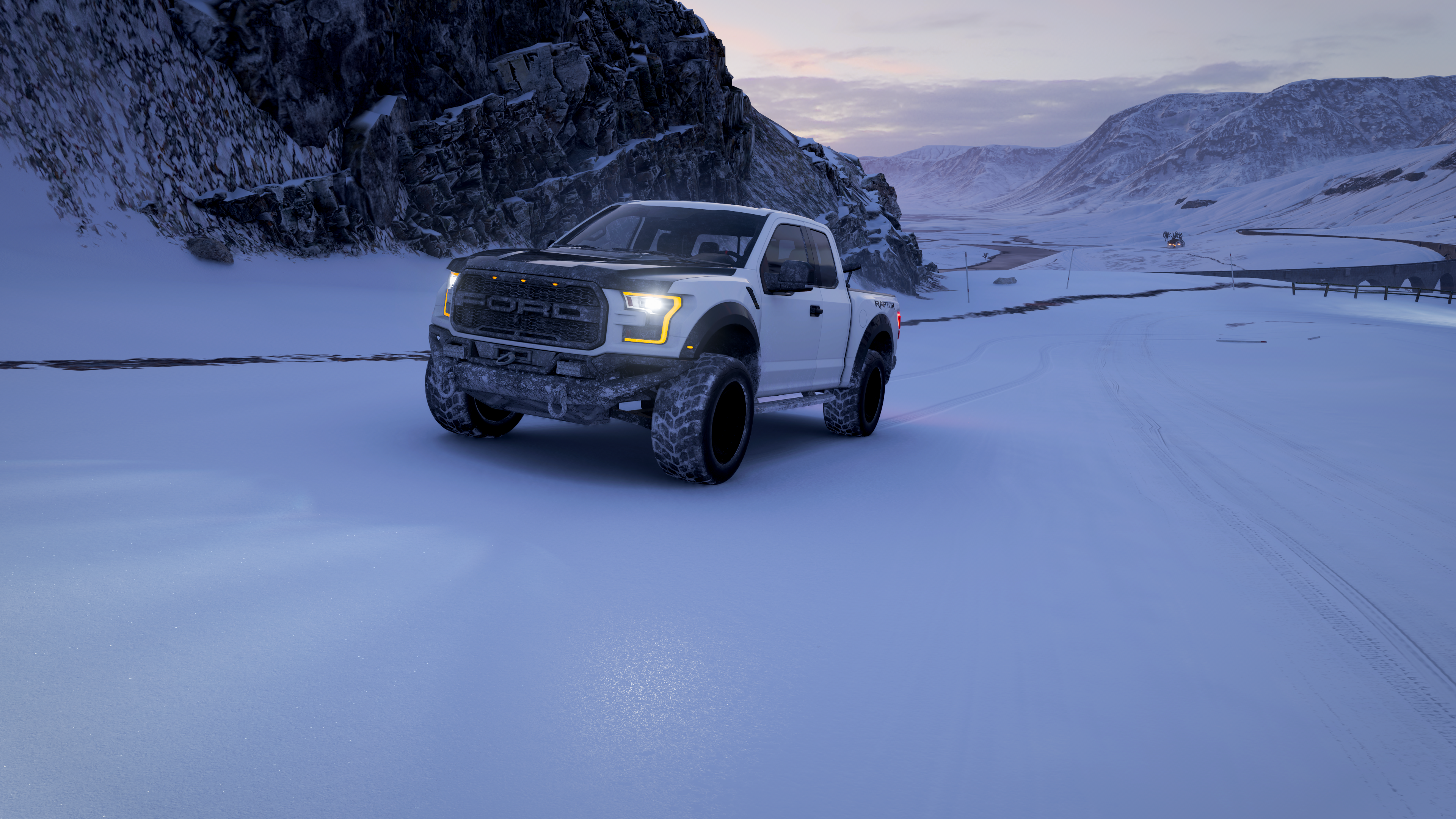 Forza Horizon 4 Ford Raptor Raptor Car Video Games Screen Shot 3840x2160