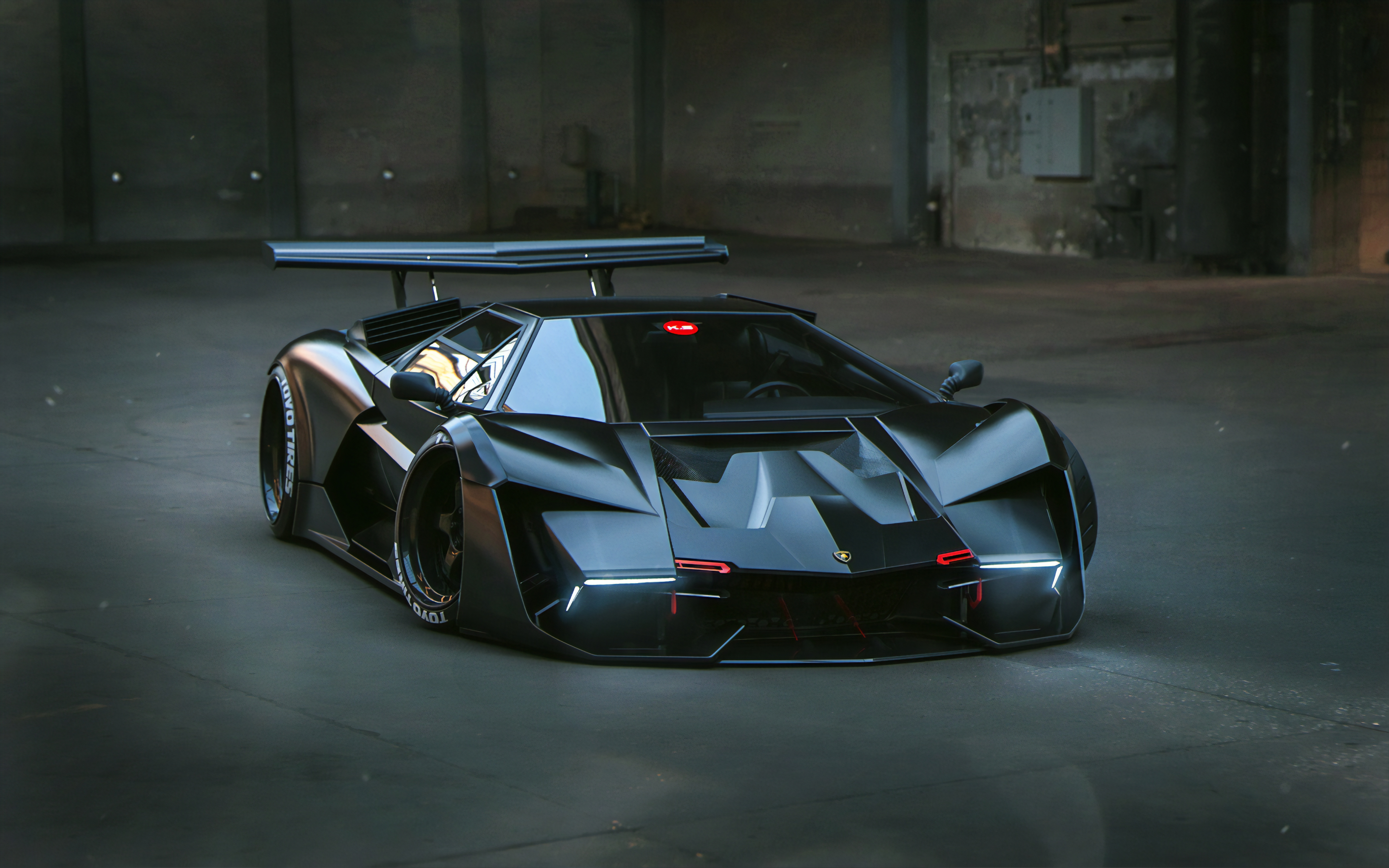 Khyzyl Saleem Car Render Lamborghini Terzo Millennio 7200x4500