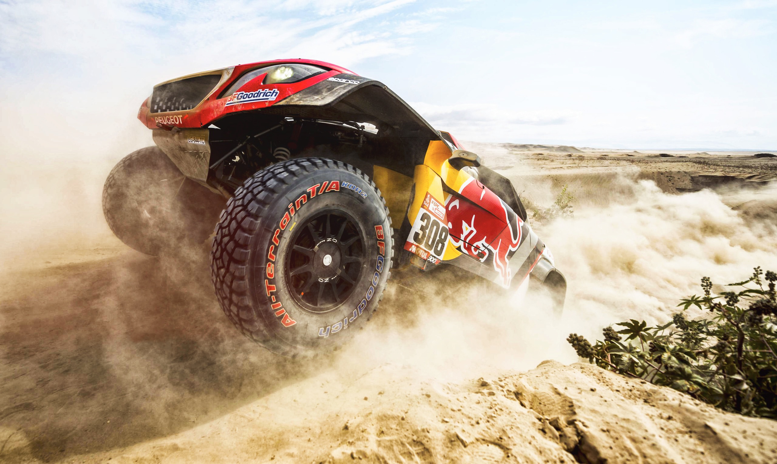 Rally Vehicle Sport Peugeot Dakar Rally 2560x1530