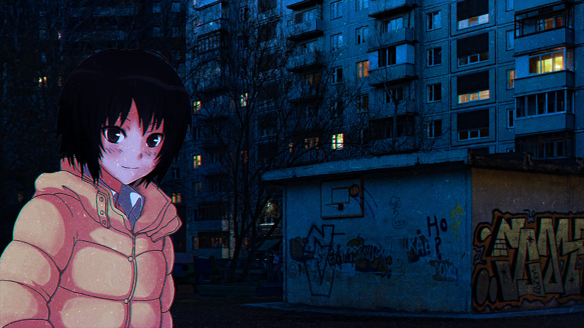 Anime Girlfriend Beta Backyard Russia Anime Irl Slavic 1920x1080