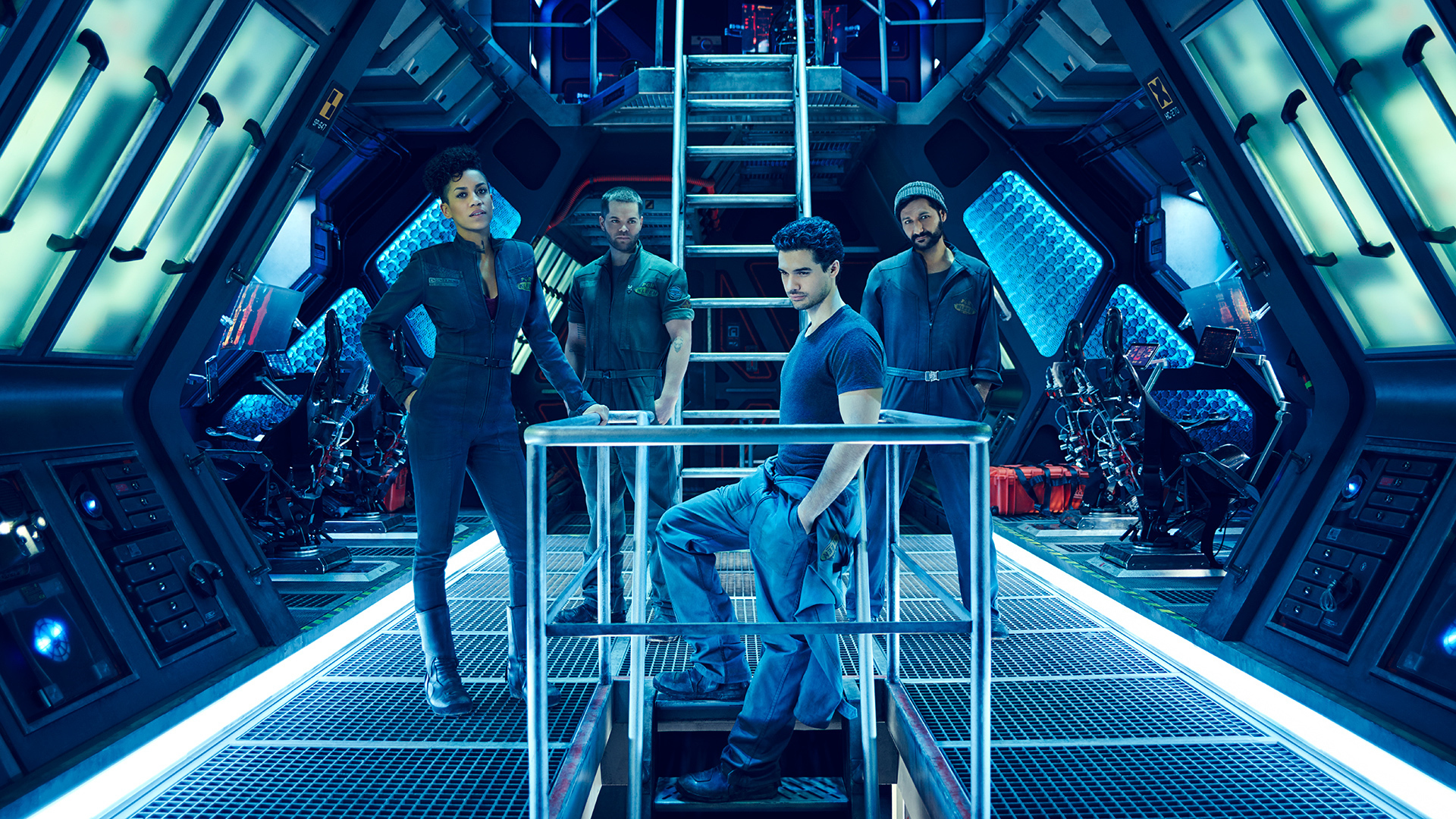 Steven Strait Dominique Tipper Wes Chatham Cas Anvar Rocinante Amos Burton 1920x1080