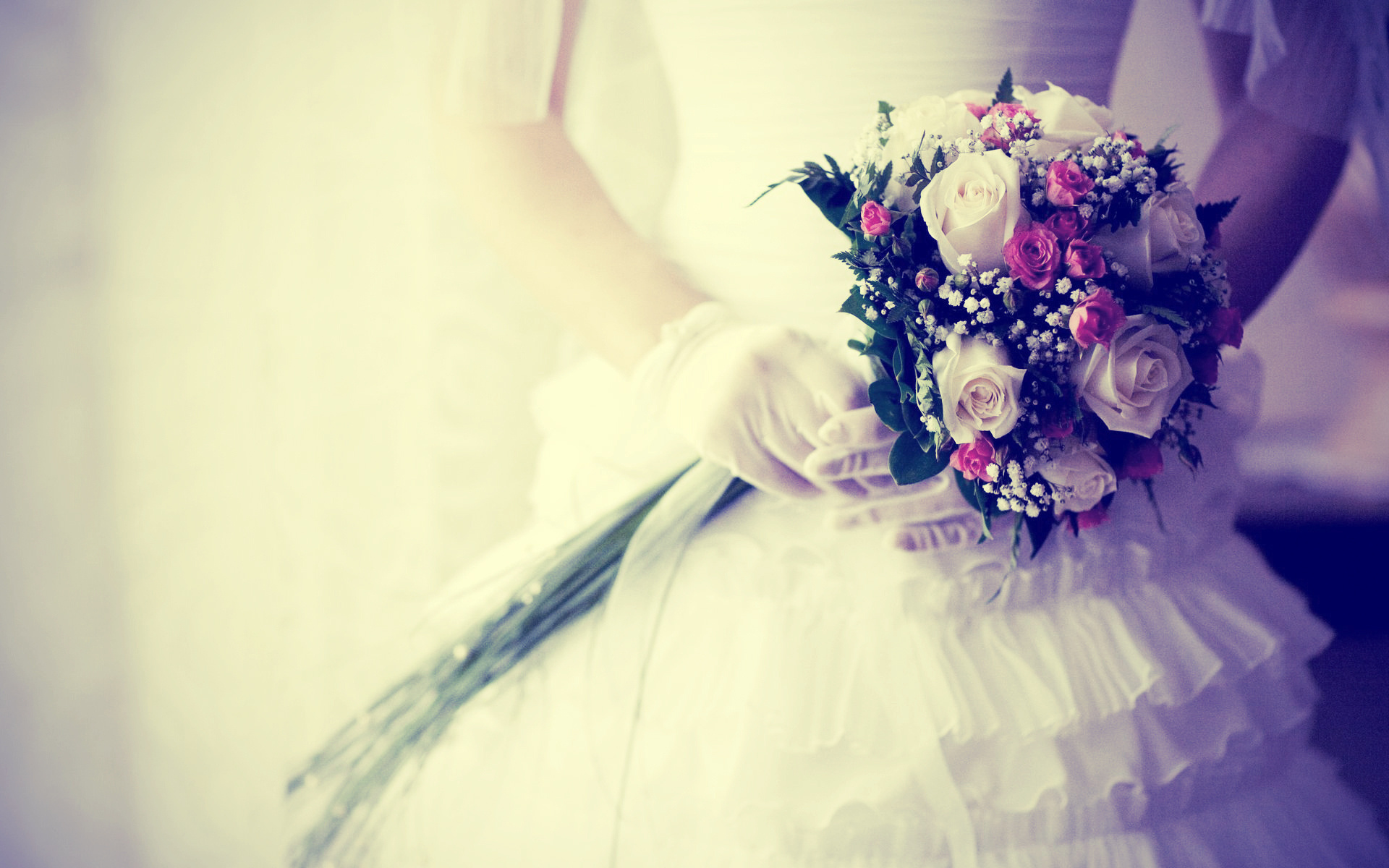Wedding Dress Wedding Flower Fashion Style 1920x1200
