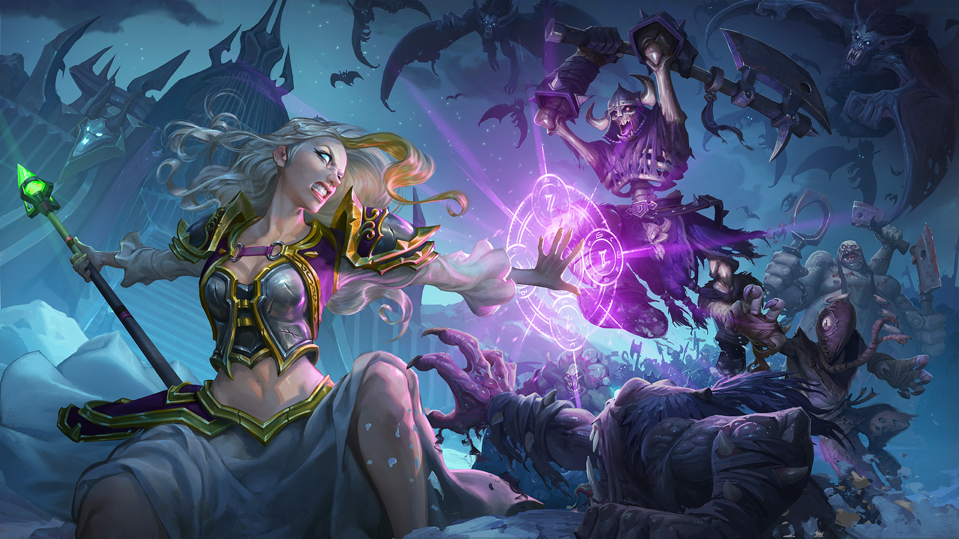 Hearthstone Knights Of The Frozen Throne Jaina Proudmoore 1920x1080