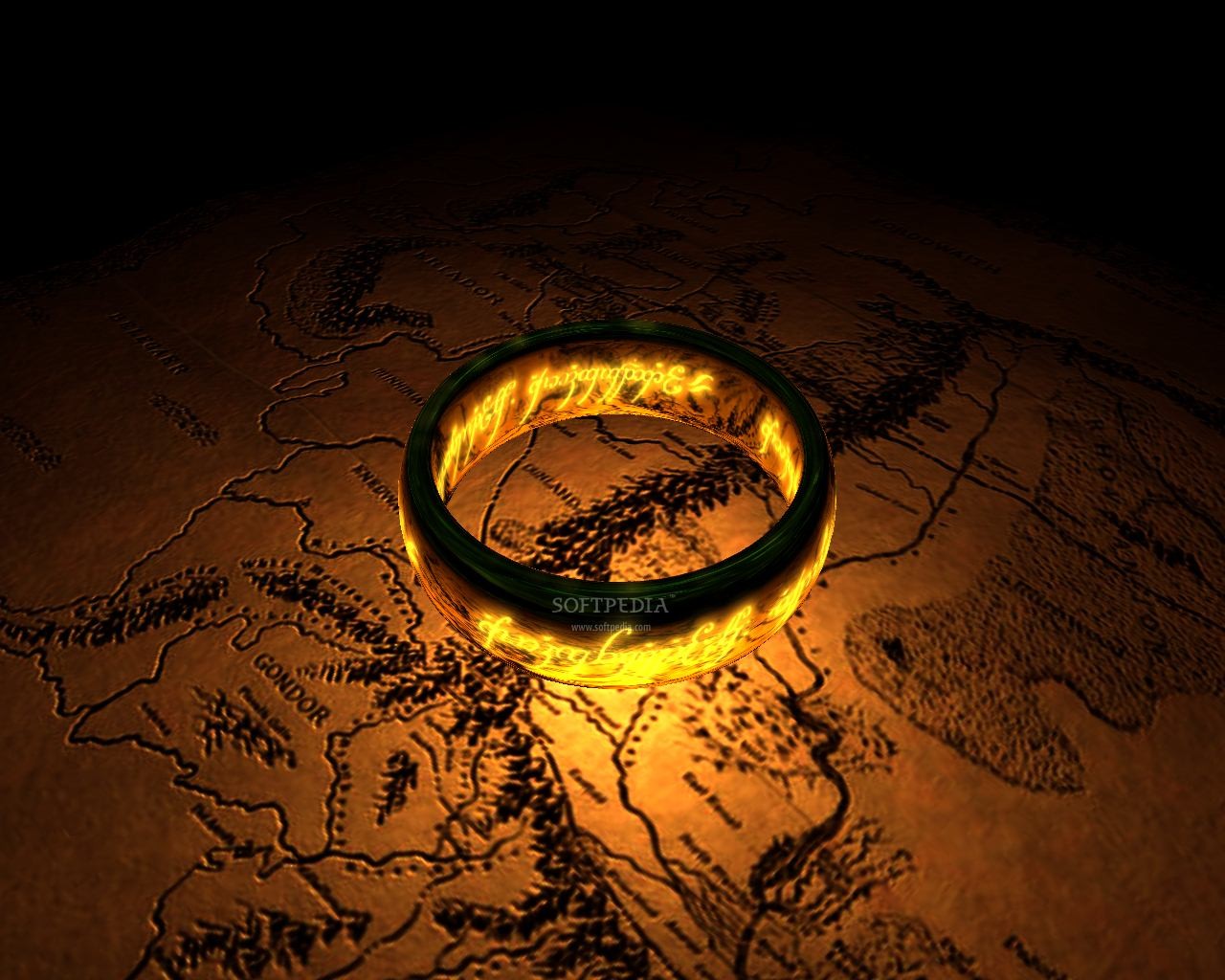 The Lord Of The Rings Map Rings The One Ring Movies 1280x1024
