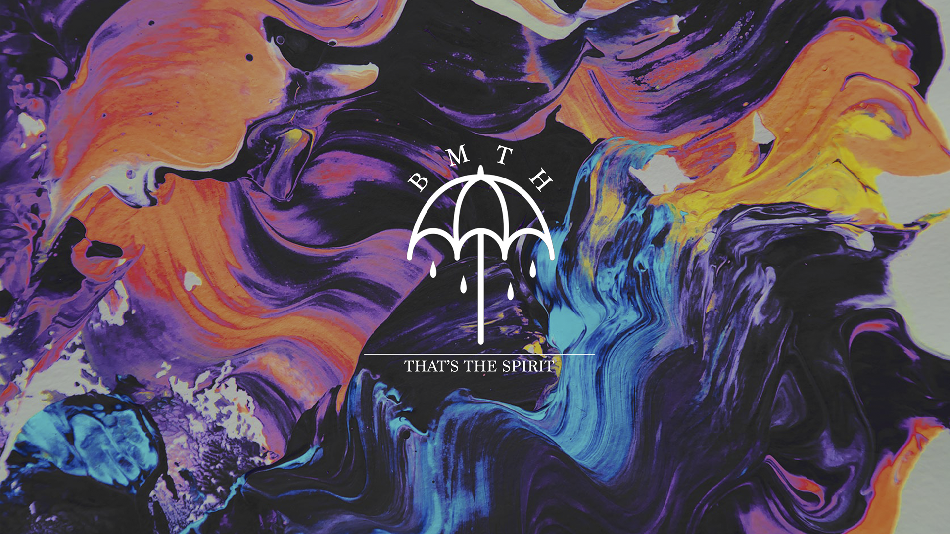 Bring Me The Horizon Thats The Spirit Colorful Shapes Umbrella Abstract 1920x1080