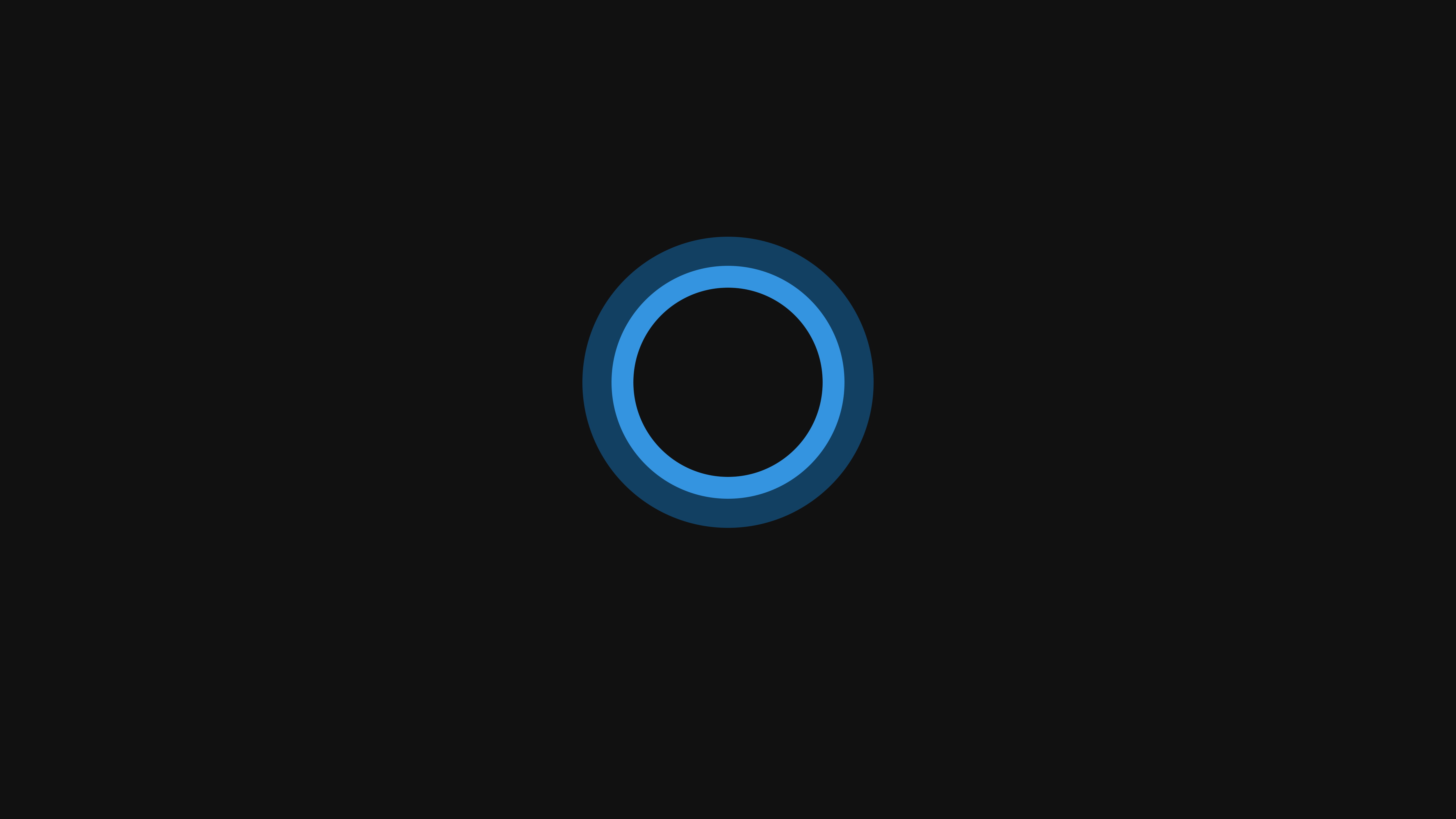 Cortana Windows 10 Minimalism Circle 5000x2813