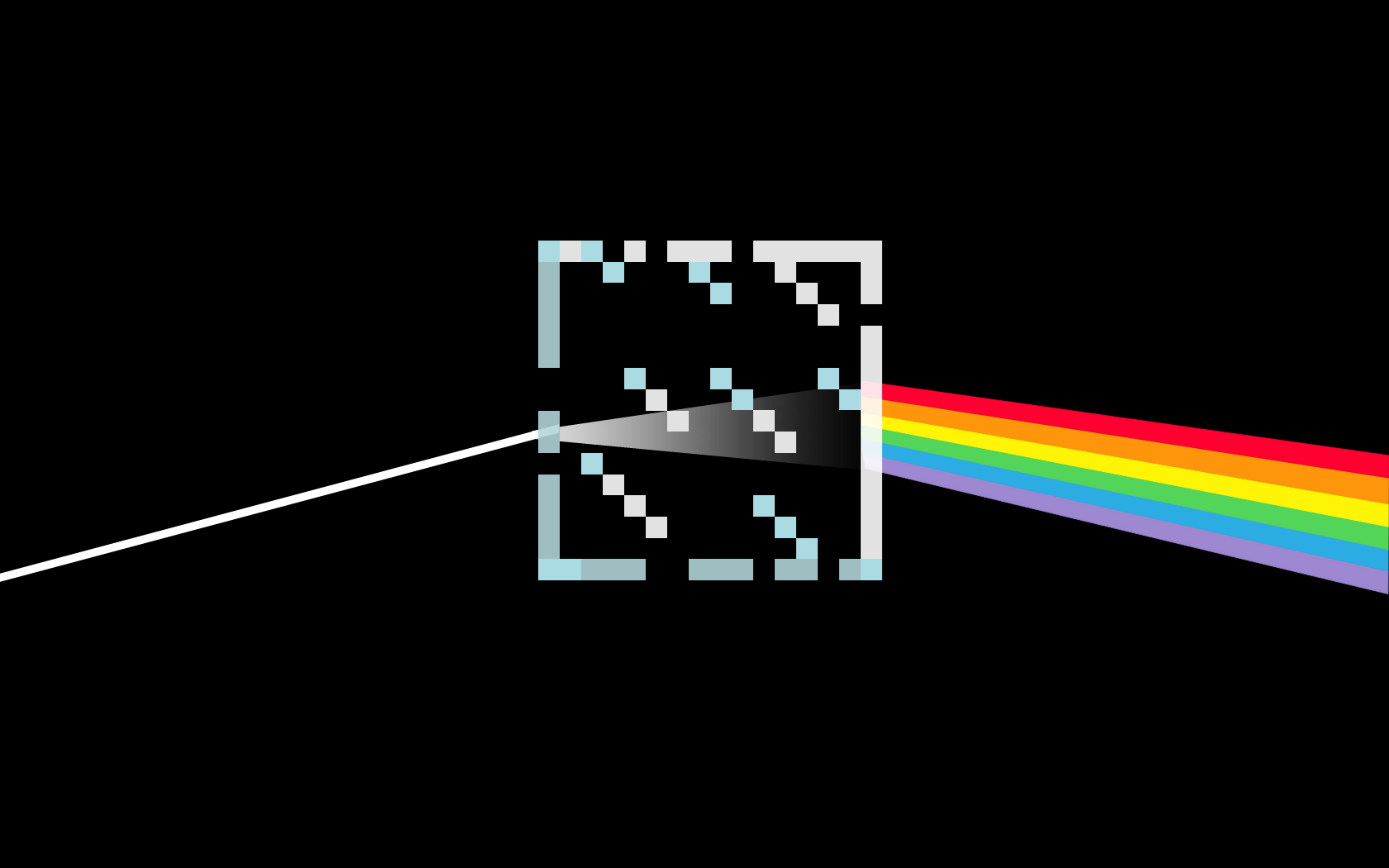 Pink Floyd Minecraft Music Rainbows Glass Reflection The Dark Side Of The Moon 1680x1050
