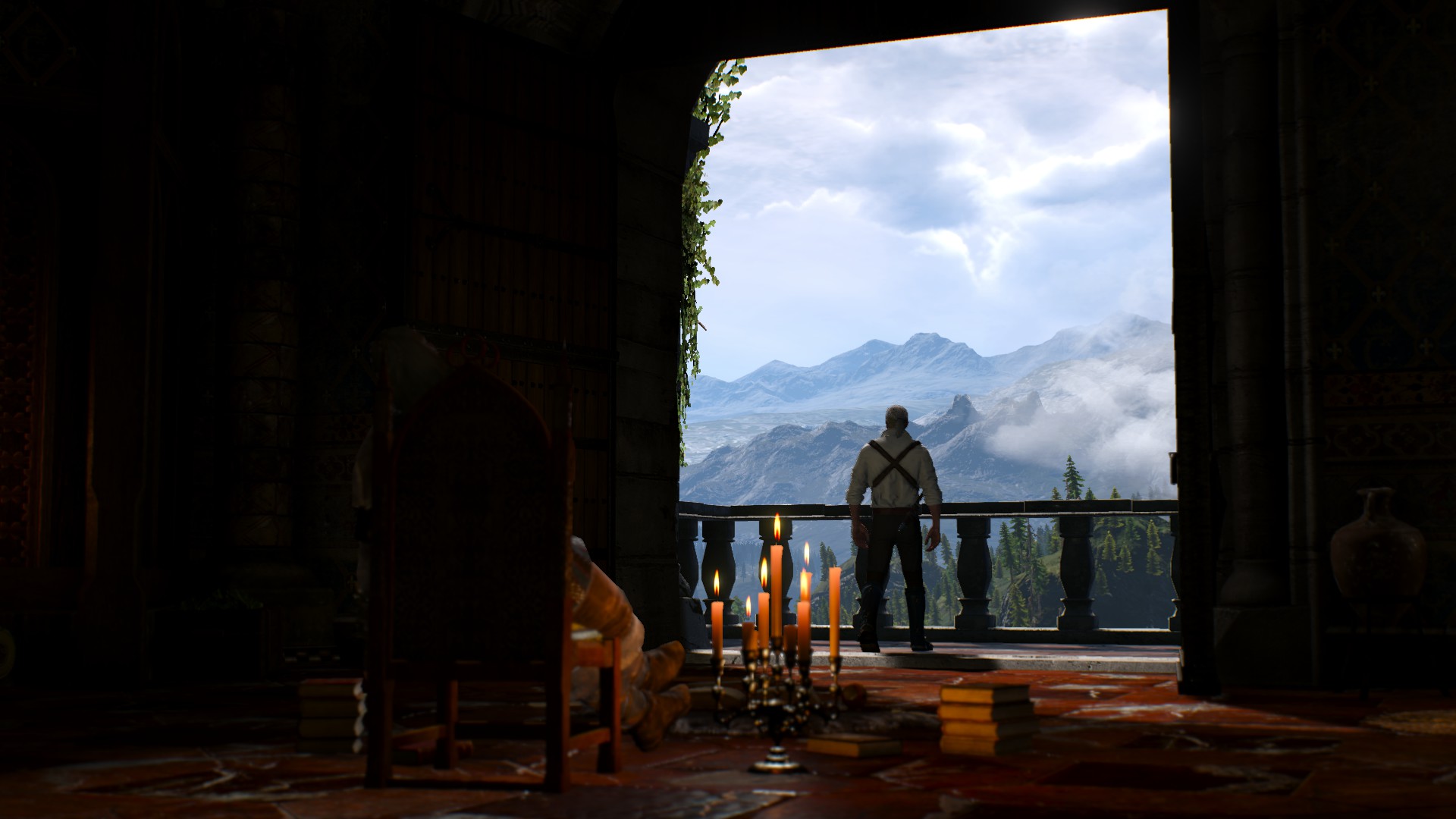 Geralt Of Rivia The Witcher 3 Wild Hunt The Witcher Kaer Morhen 1920x1080