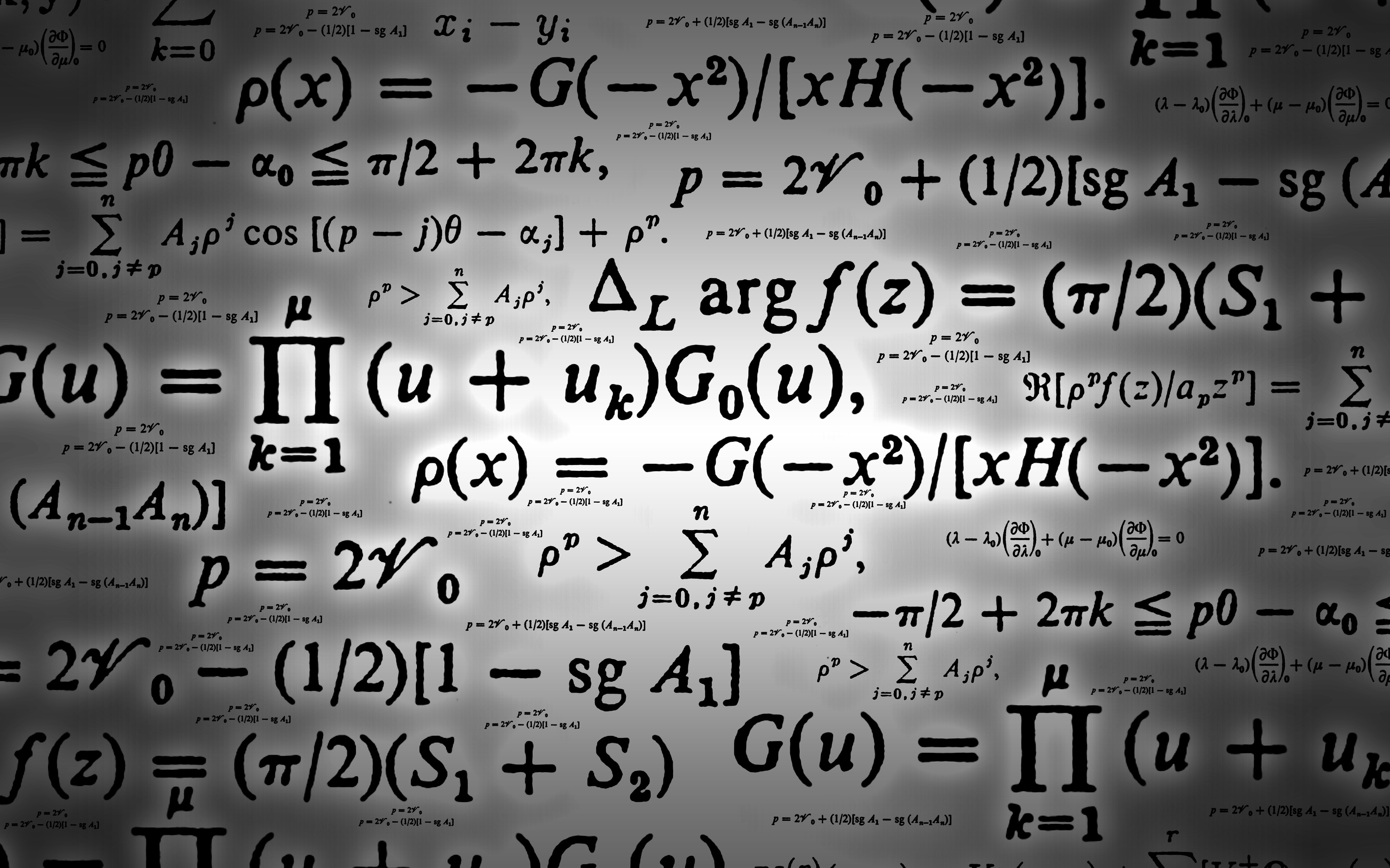 Mathematics Formula Equations Science 3840x2400
