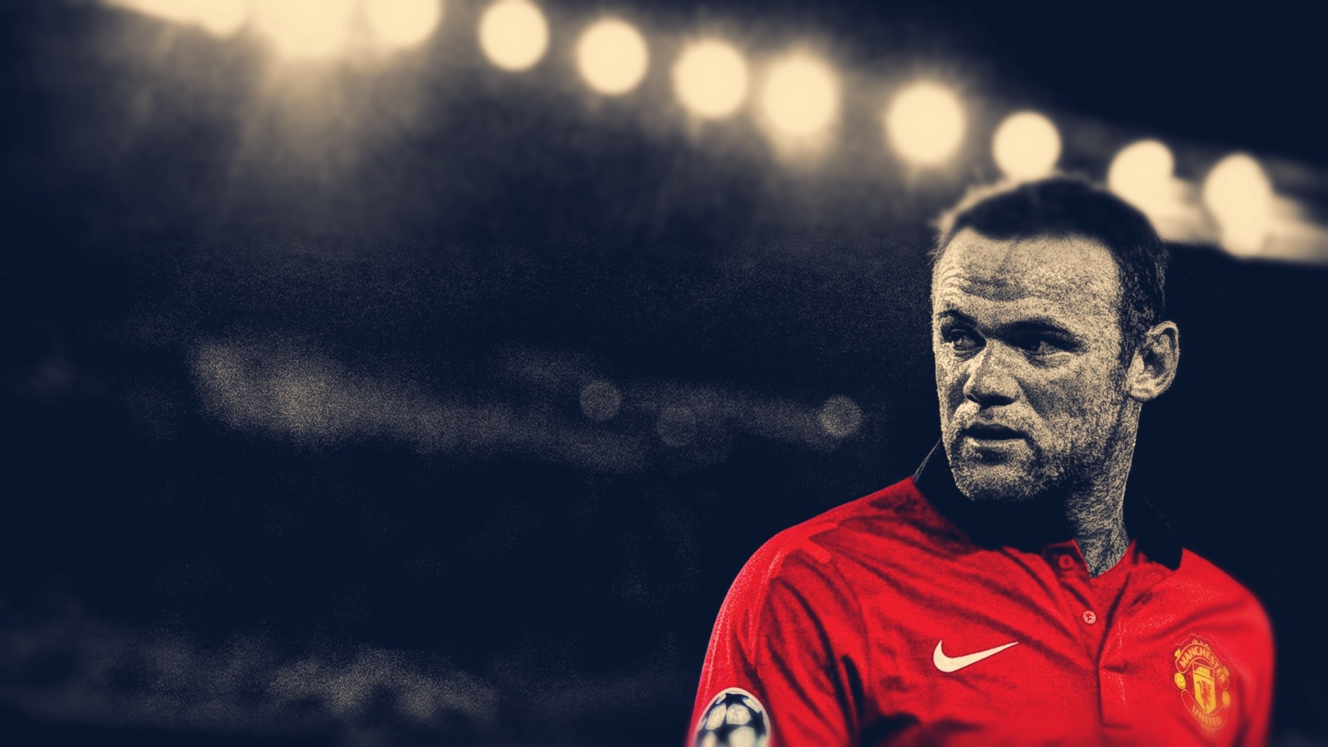 HDR Manchester United Soccer Wayne Rooney Sport 1920x1080