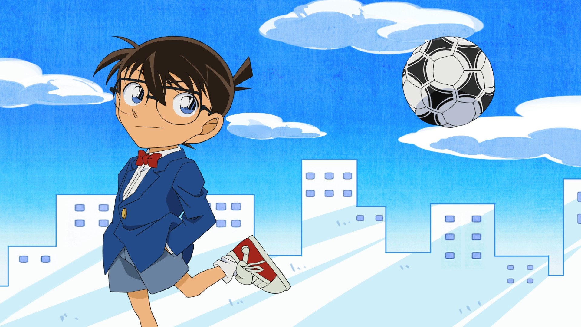 Detective Conan Detective Conan Anime Manga Anime Boys Soccer Ball 1920x1080