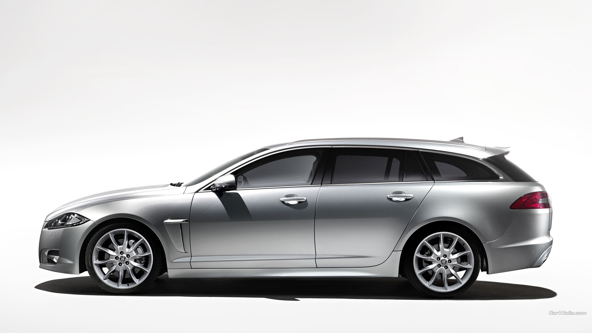 Jaguar XF Jaguar Car Vehicle Silver Cars 1920x1080