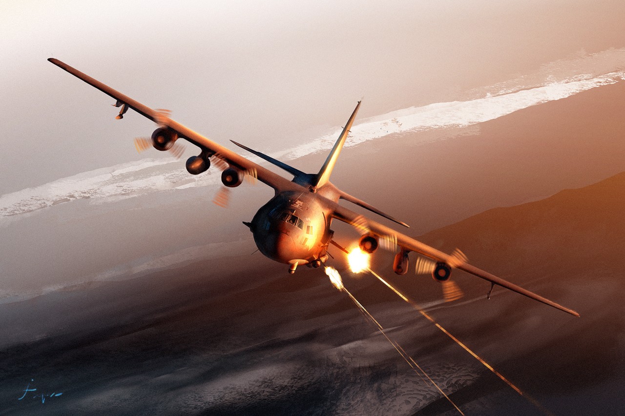 AC 130 Military Aircraft Aircraft Military Vehicle 1280x853