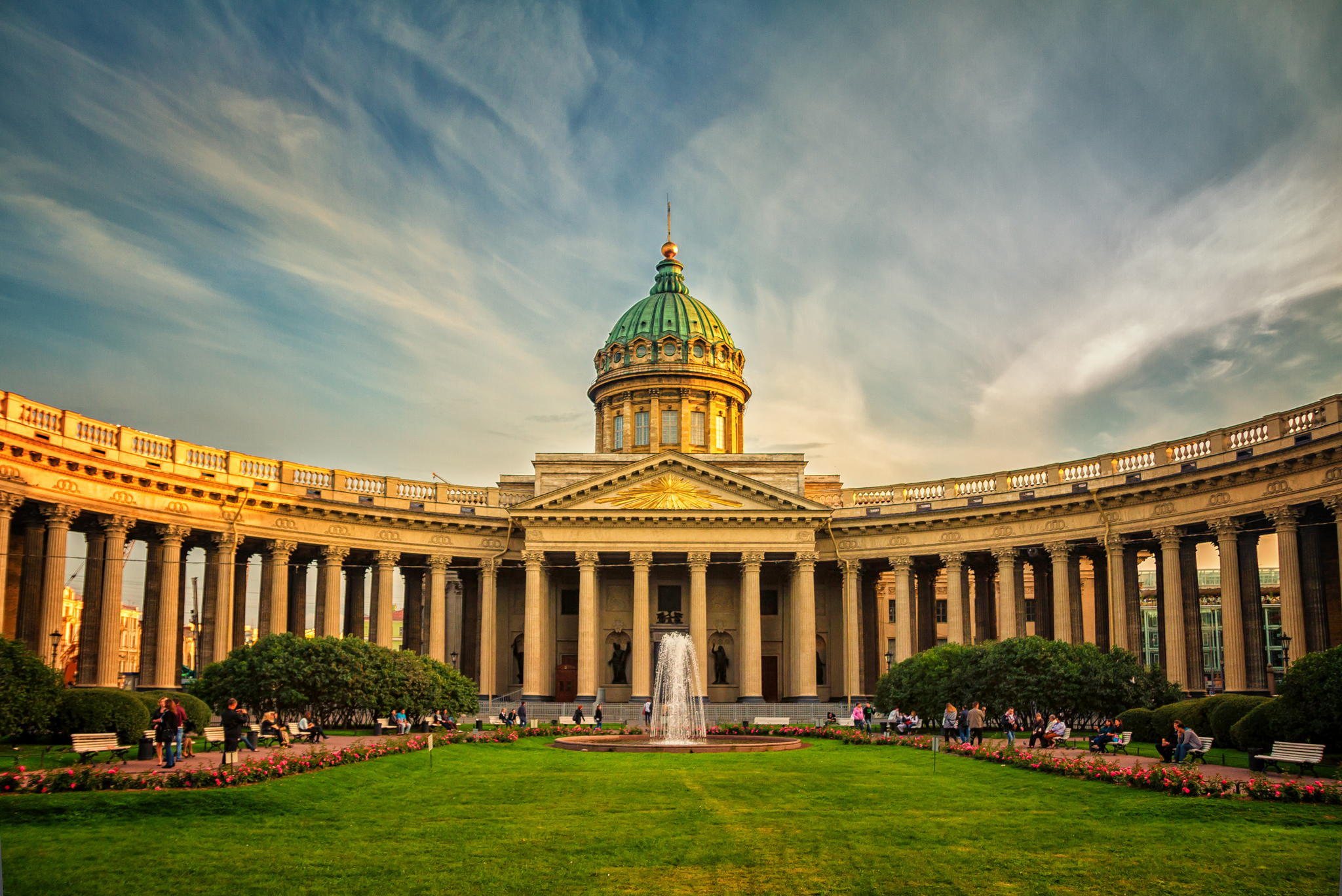 Kazan Cathedral Saint Petersburg Russia 2048x1368