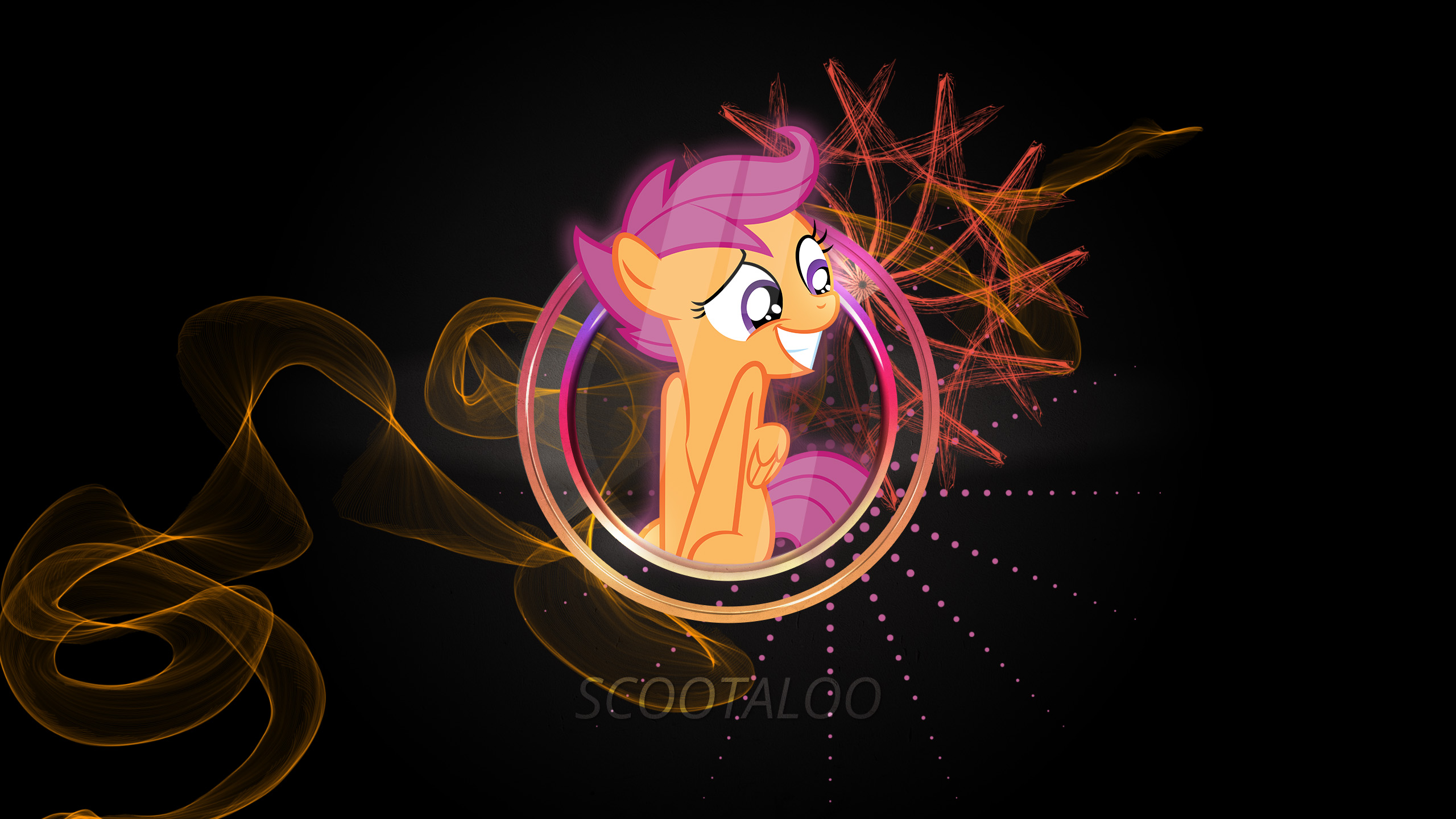 My Little Pony My Little Pony Friendship Is Magic Artwork Scootaloo My Little Pony Cutie Mark Crusad 2560x1440