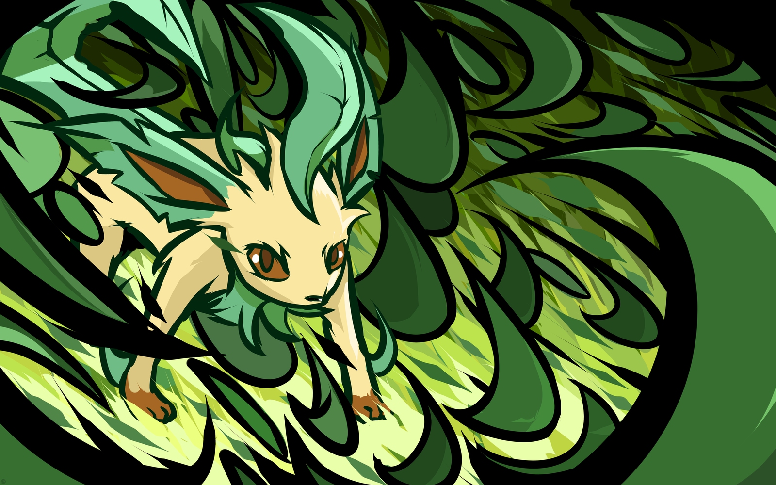 Ishmam Pokemon Leafeon 1600x1000