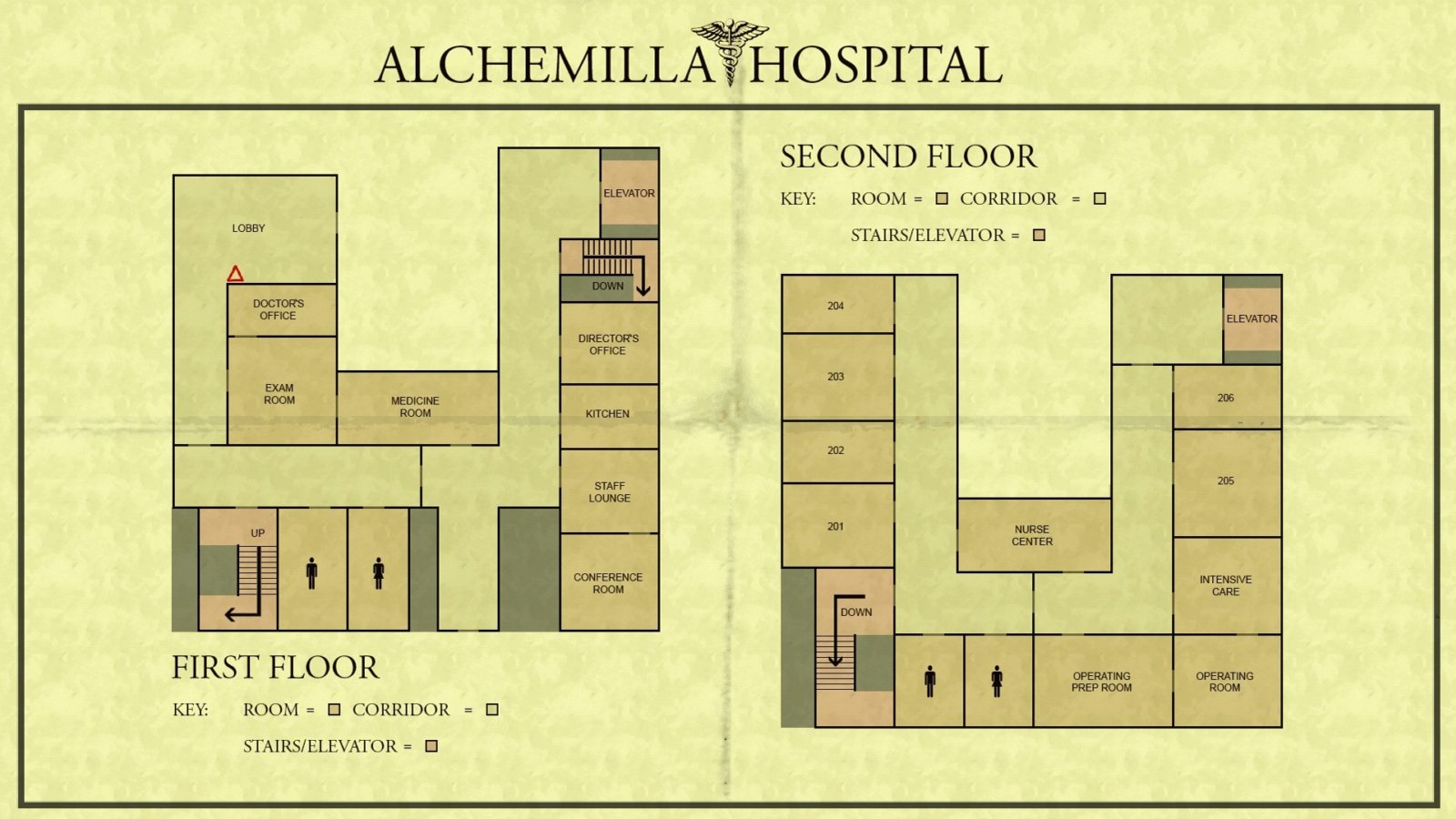 Video Games Silent Hill Map Konami 1600x900