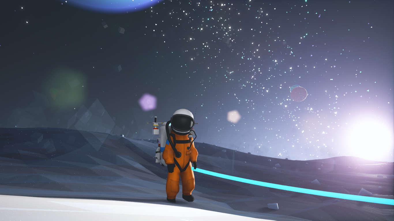 Astroneer là một trò chơi phiêu lưu vô cùng thú vị và độc đáo với nhiều chủ đề liên quan đến vũ trụ và phi hành gia. Ánh sáng mờ và Low Poly là những yếu tố đặc trưng của trò chơi này, tạo nên một không gian rộng lớn và sống động trên màn hình. Hãy xem những hình ảnh này để trải nghiệm một cuộc phiêu lưu tuyệt vời trong không gian.