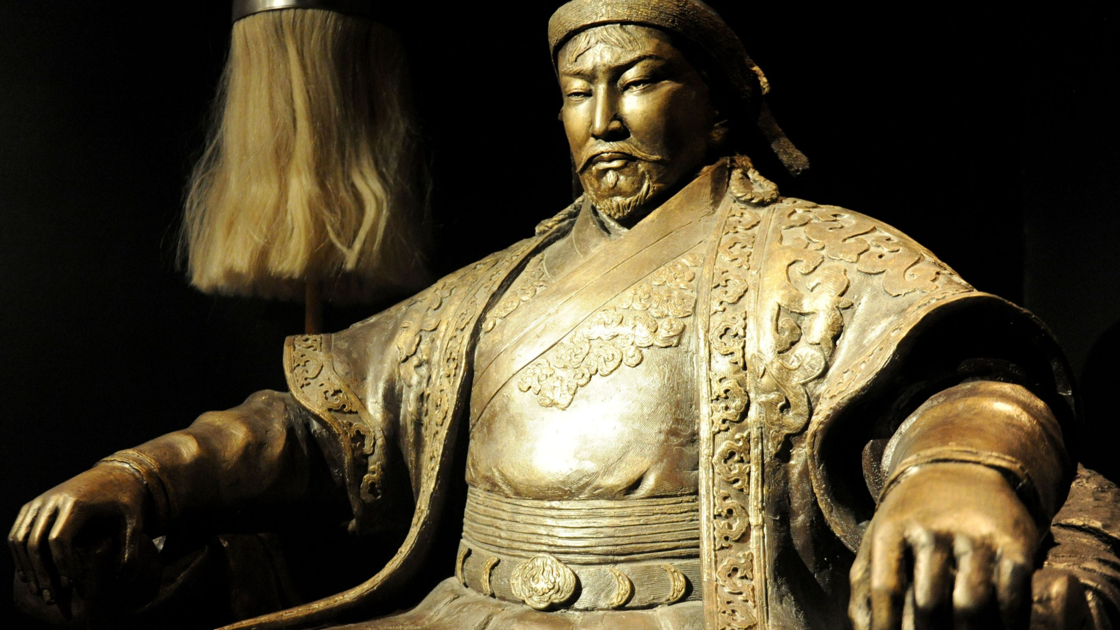 Genghis Khan Mongolia Mongols Statue Asian 3840x2160