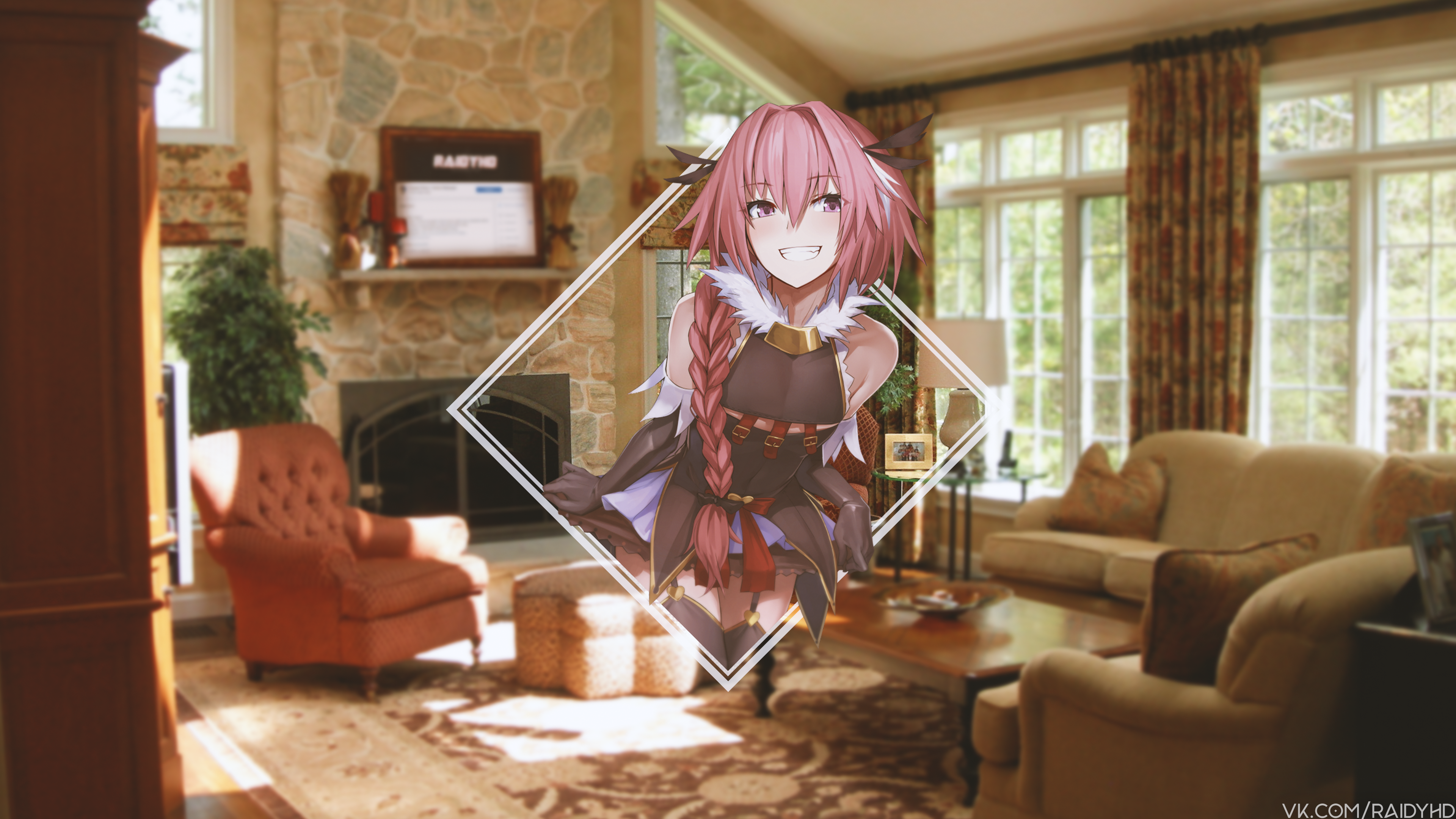 Anime Anime Boys Picture In Picture Fate Grand Order FGO Astolfo Astolfo Fate Apocrypha Rider Of Bla 3840x2160